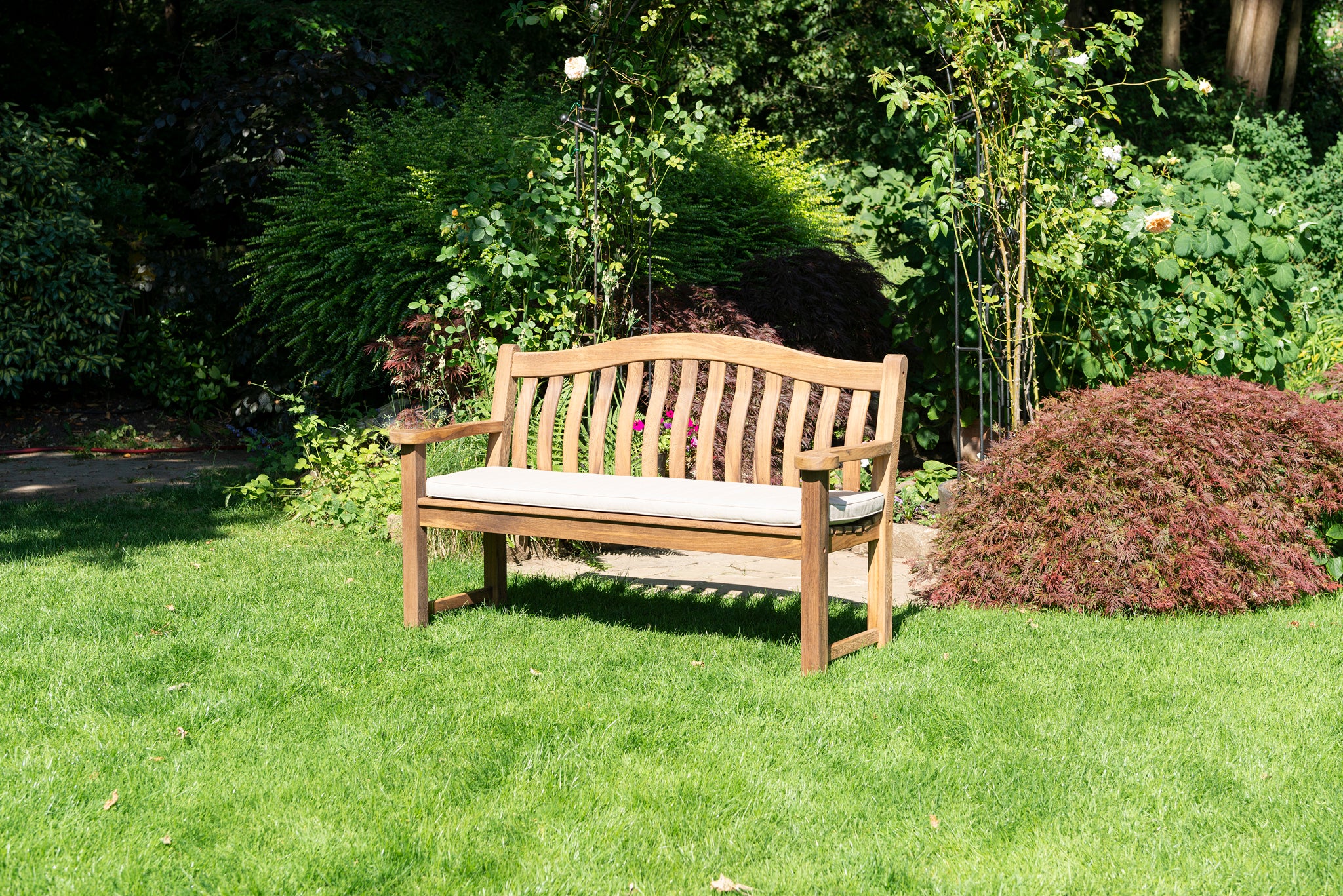 Alexander Rose 5ft Albany Turnberry 3 Seater Garden Bench - Crafted for Comfort and Longevity