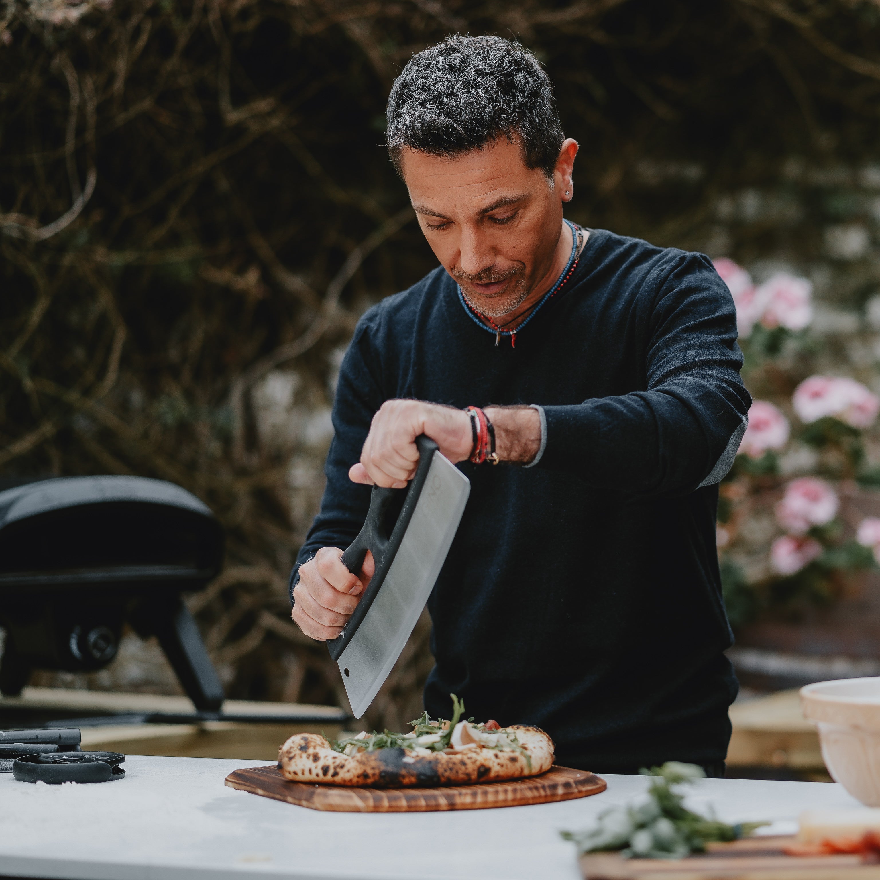 Rocker Style Pizza Cutter