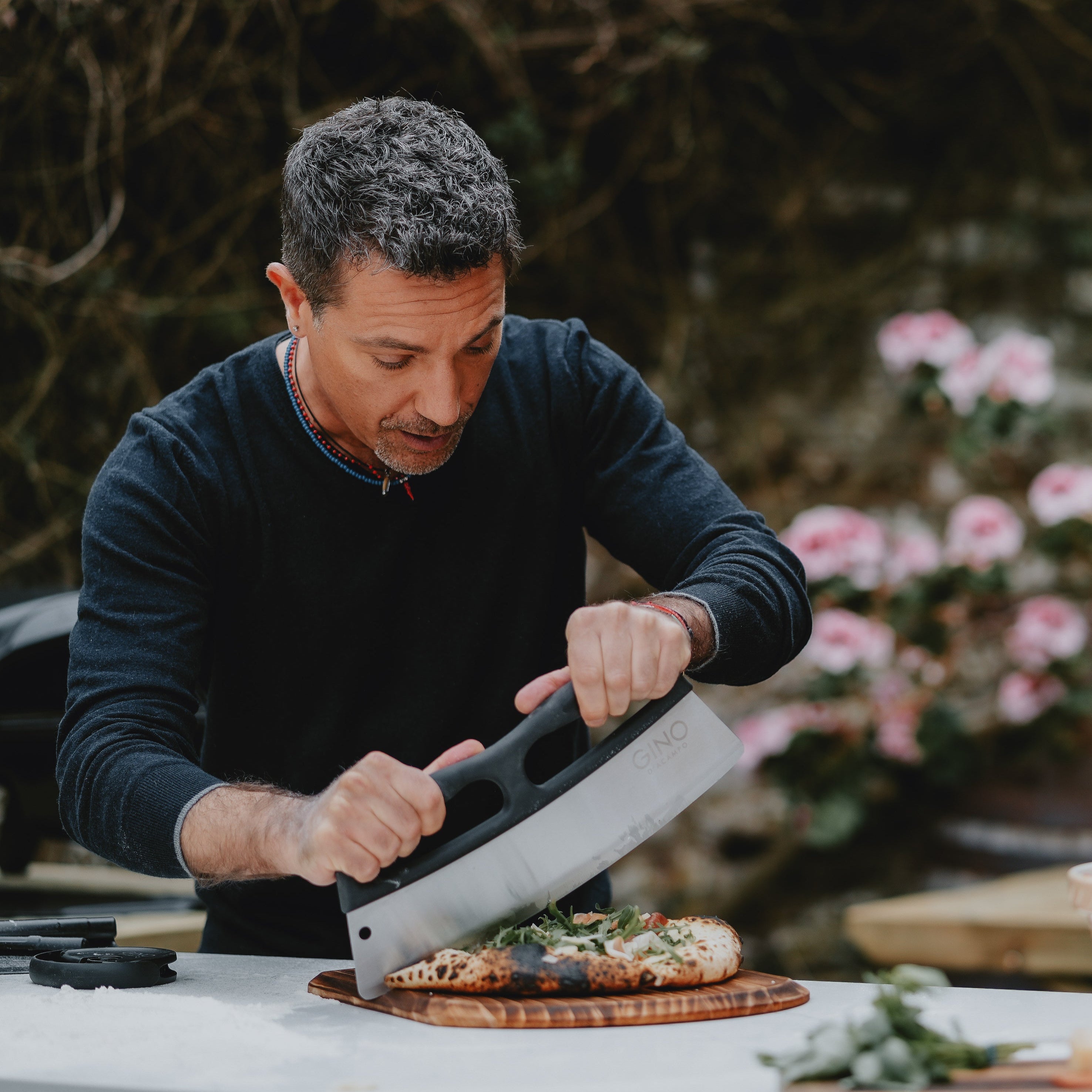 Rocker Style Pizza Cutter