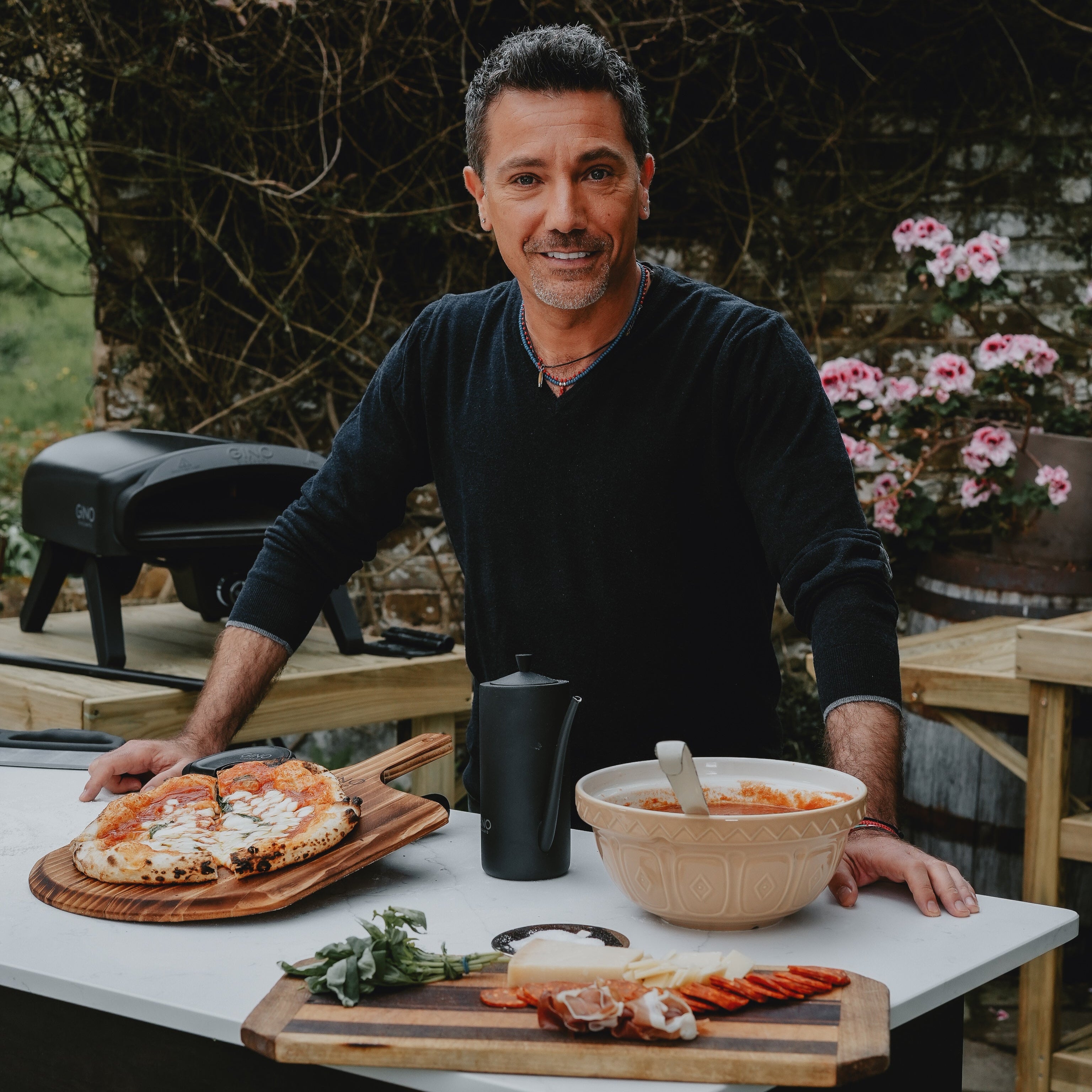 Gino D'Acampo Modena - 14" Gas Fired Pizza Oven