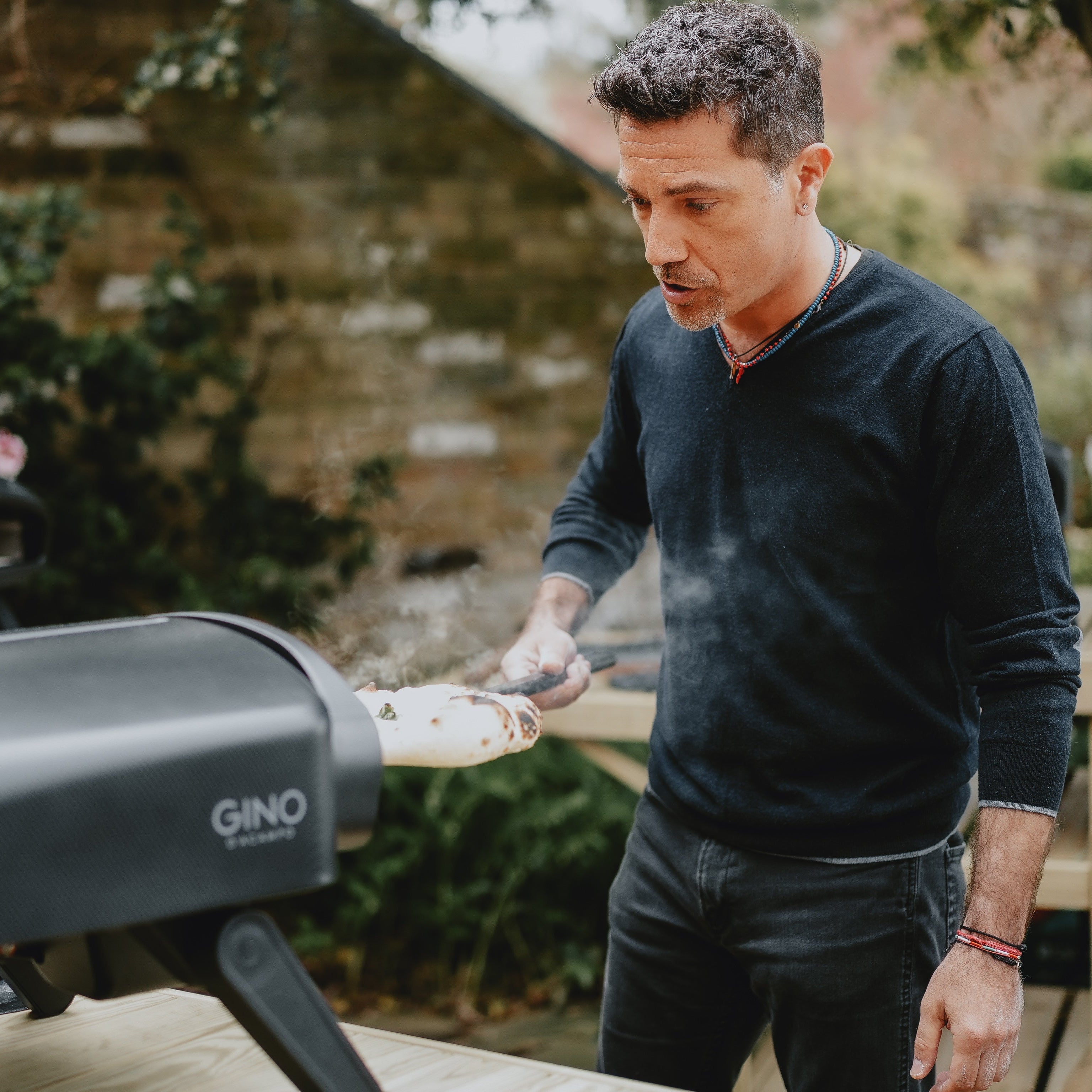 Gino D'Acampo Vesuvio - 14" Gas Fired Pizza Oven