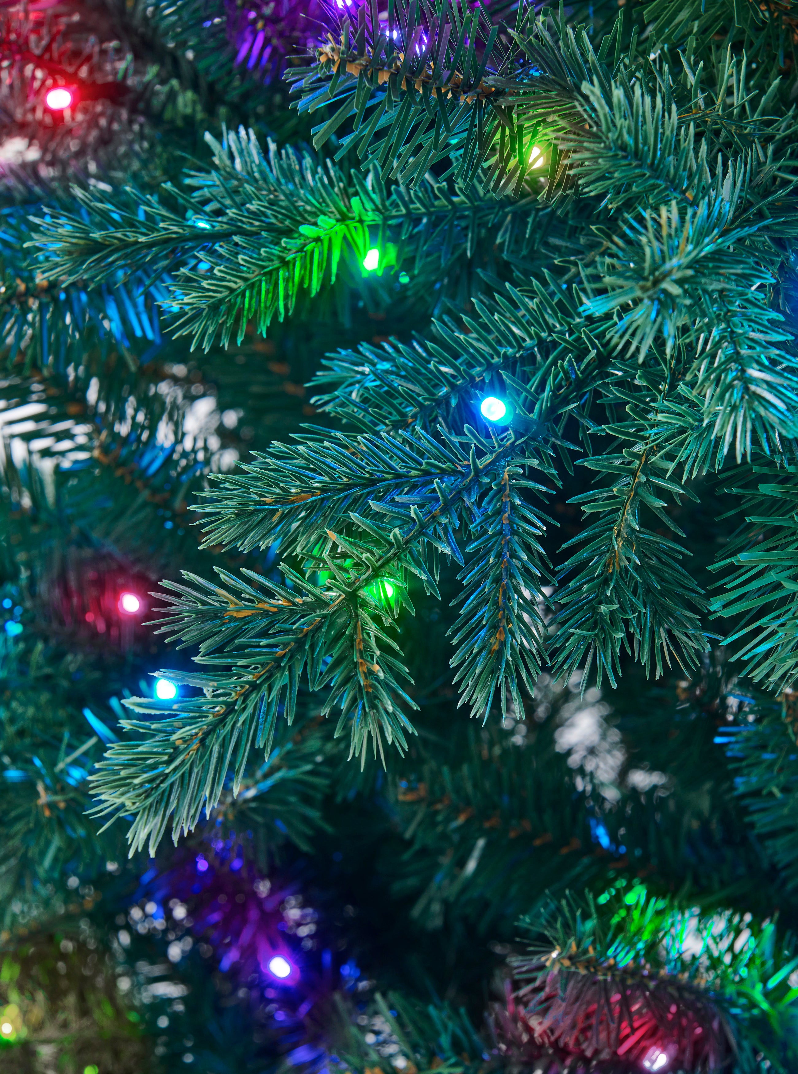 Bosk 6.5ft Anderwood Pine Artificial Christmas Tree with 350 RGB Digital LED Lights