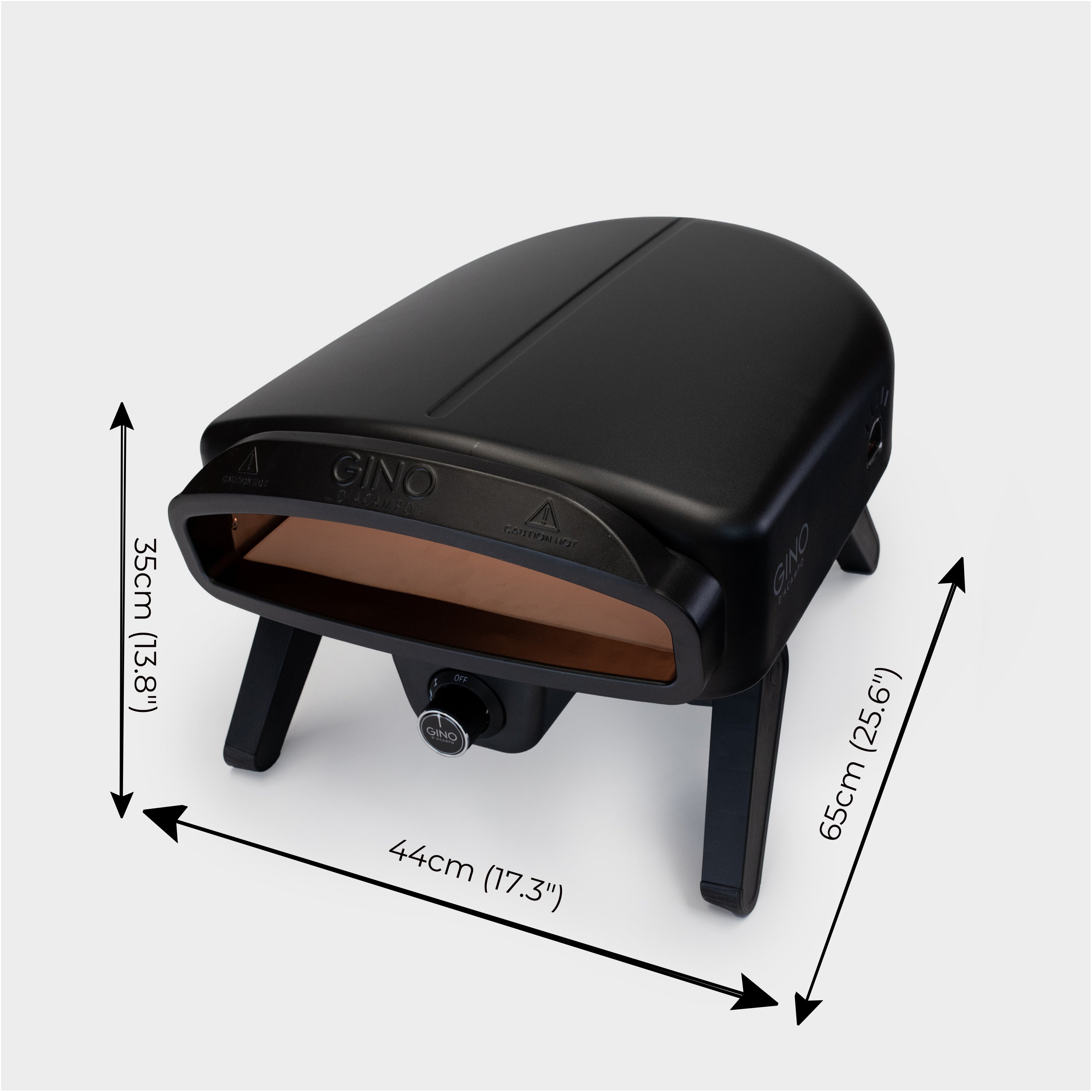 Gino D'Acampo Vesuvio - 14" Gas Fired Pizza Oven