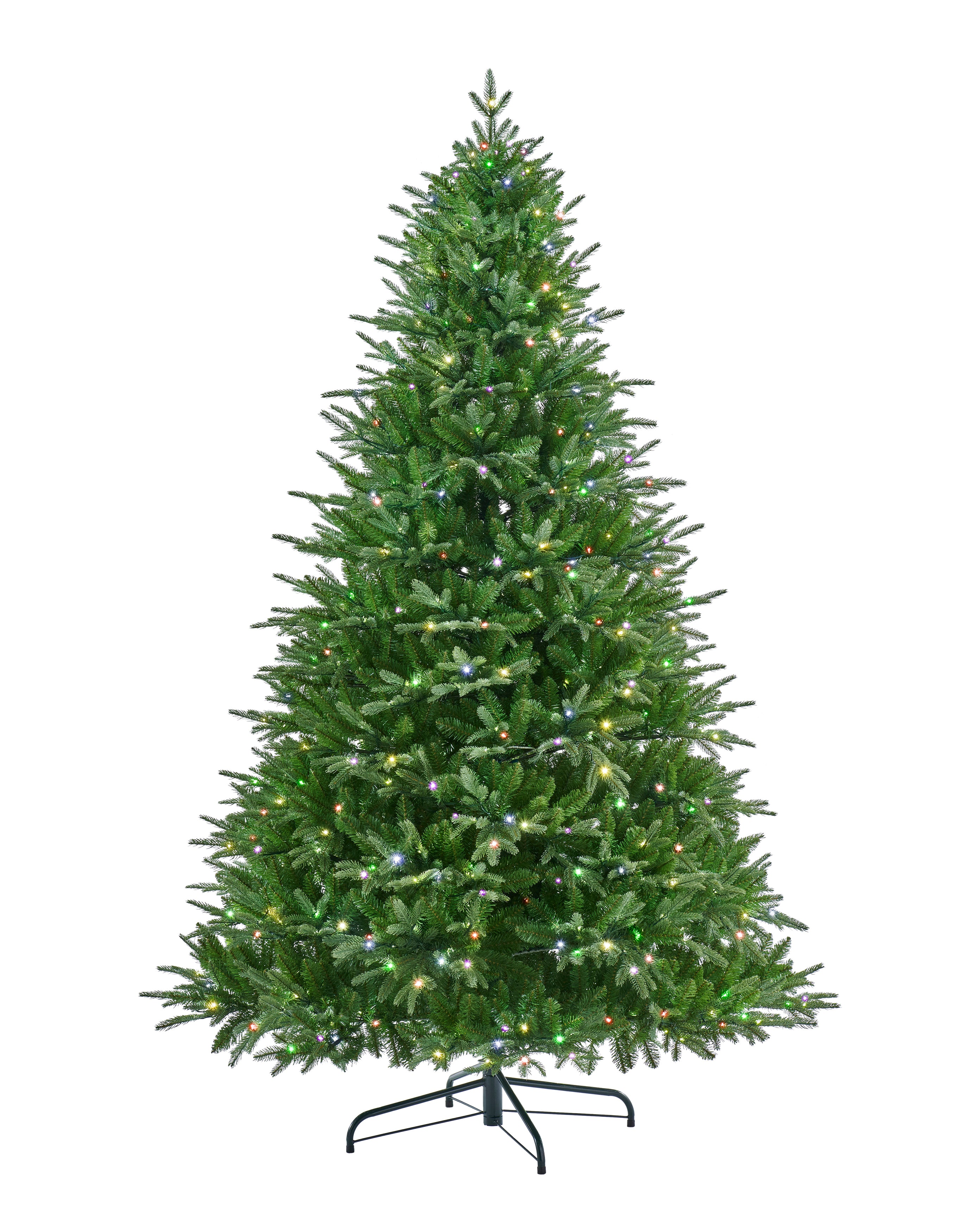 Bosk Pre Lit Florence Fir Realistic Tips Artificial Christmas Tree with LED Lights