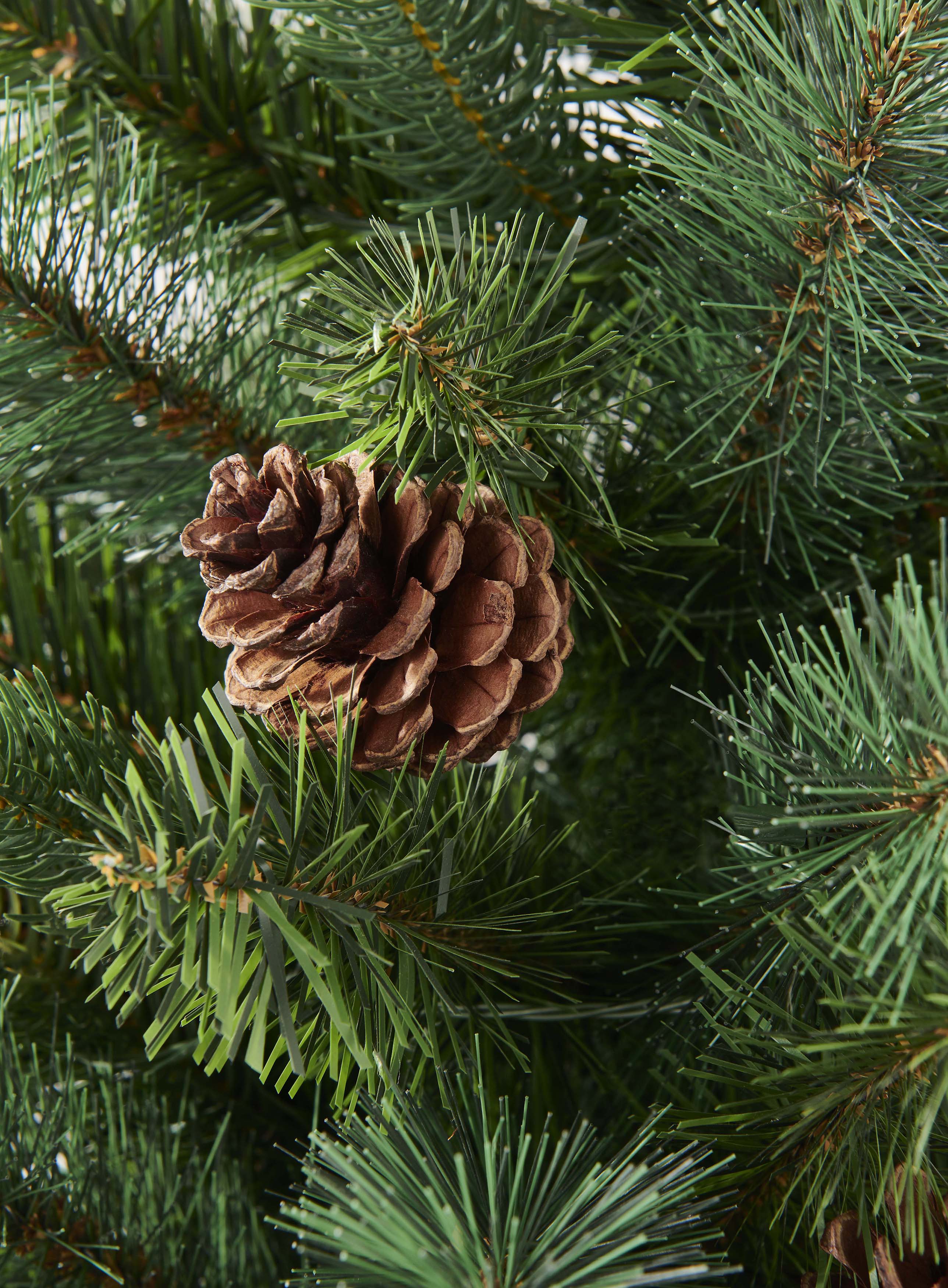 Bosk 4ft Hazelnut Pine Porch Potted Artificial Christmas Tree