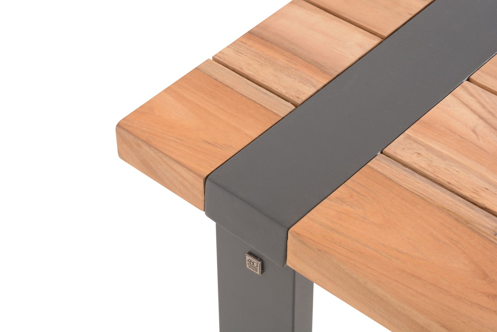 4 Seasons Outdoors Alto 240cm Teak Dining Table with Anthracite Frame
