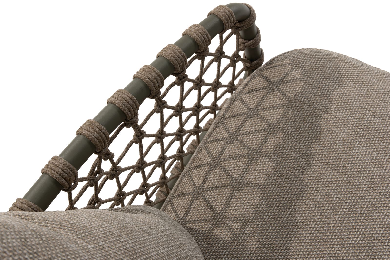 4 Seasons Outdoor Jura Lounge Set with Intricate Rope Design