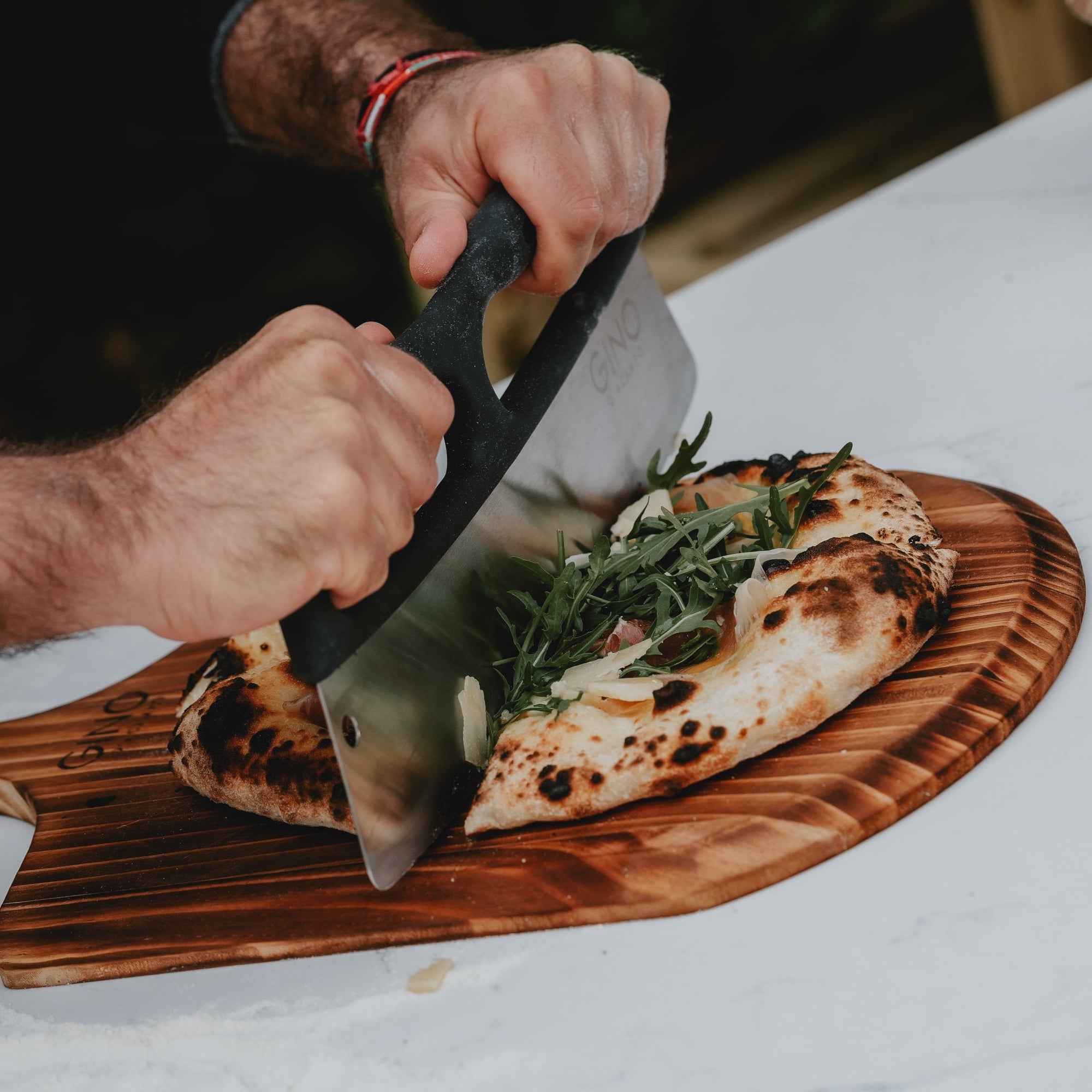 Rocker Style Pizza Cutter