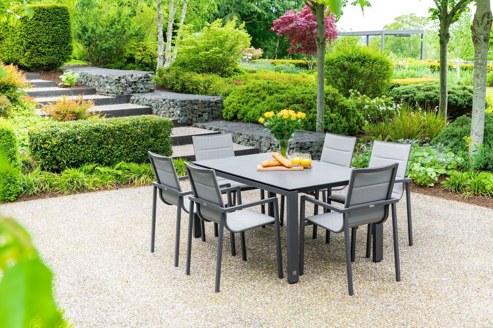 4 Seasons Outdoor Goa Rectangular HPL 160cm Dining Table