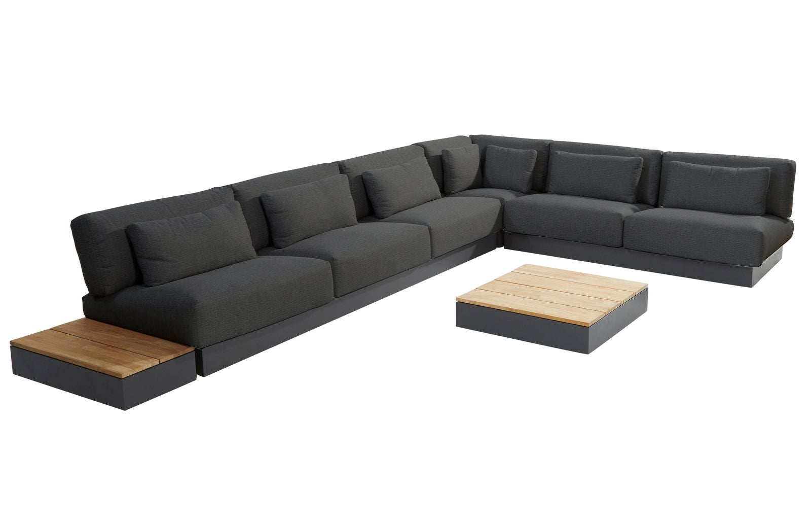 4 Seasons Outdoor Ibiza Corner Modular Set with Side and Coffee Tables