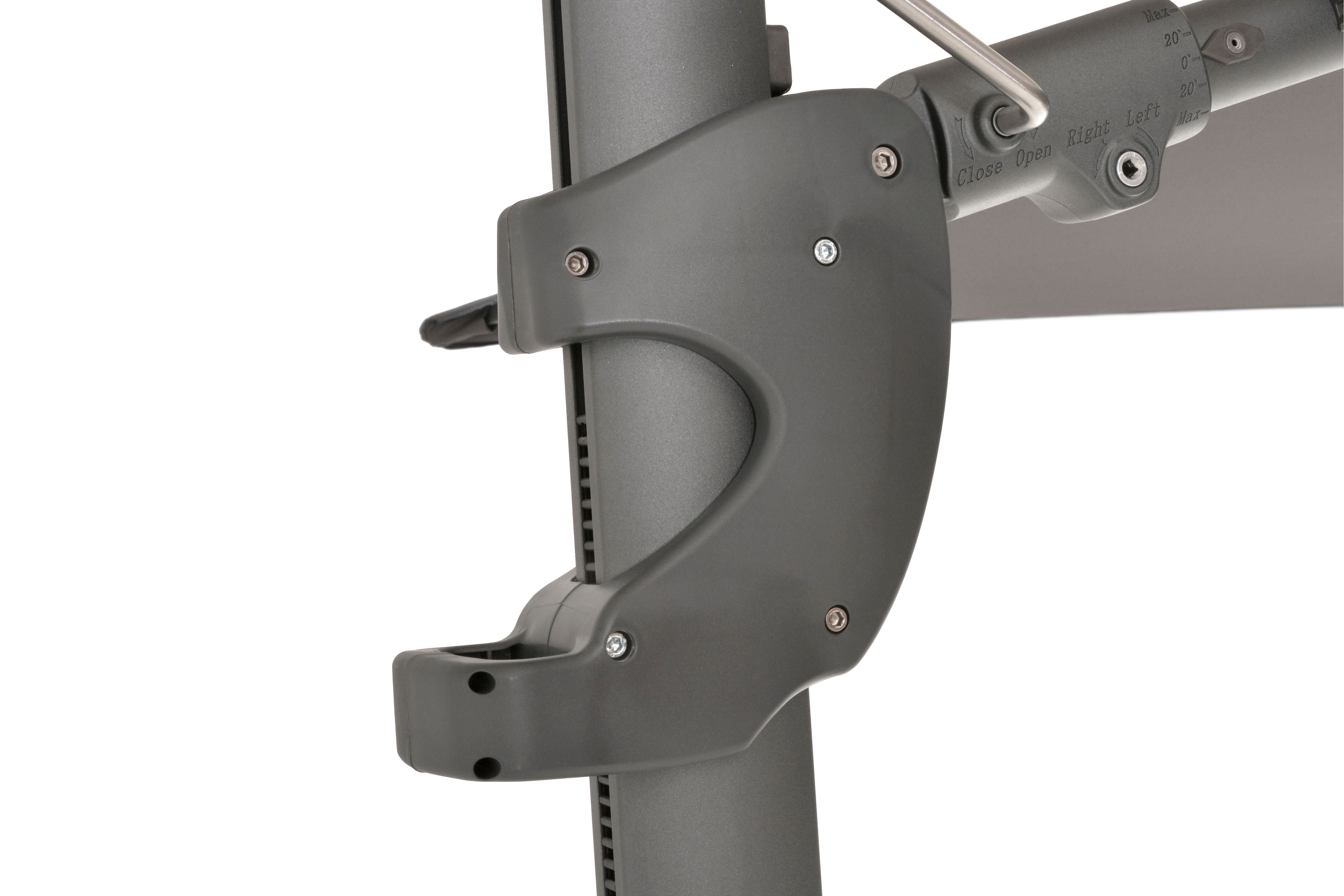 4 Seasons Outdoor Horizon 3m x 3m Parasol in Taupe with 84kg Granite Base