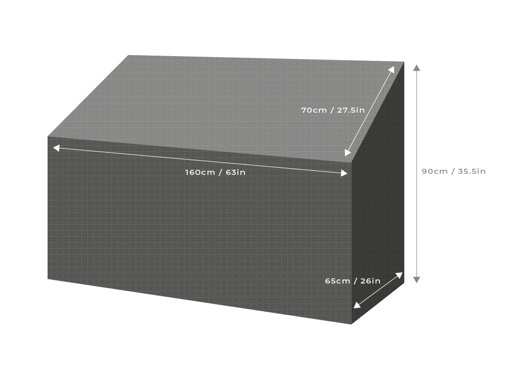 Clearspell Premium 5ft Garden Bench Cover