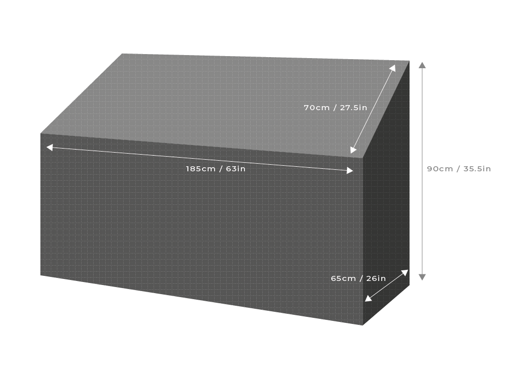 Clearspell Premium 2 Seater Garden Bench Cover
