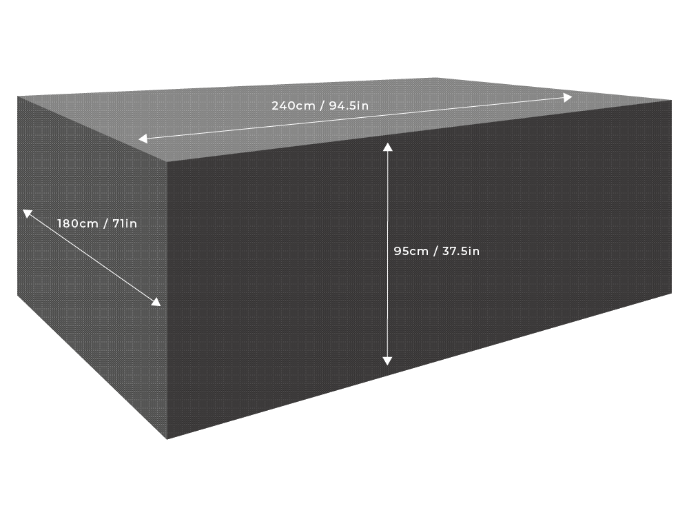 Clearspell Rectangular Furniture Set Cover 240cm x 180cm