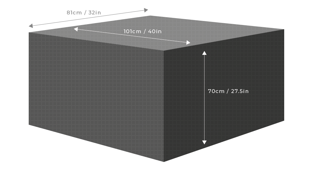 Clearspell Rectangular Furniture Set Cover 101cm x 81cm