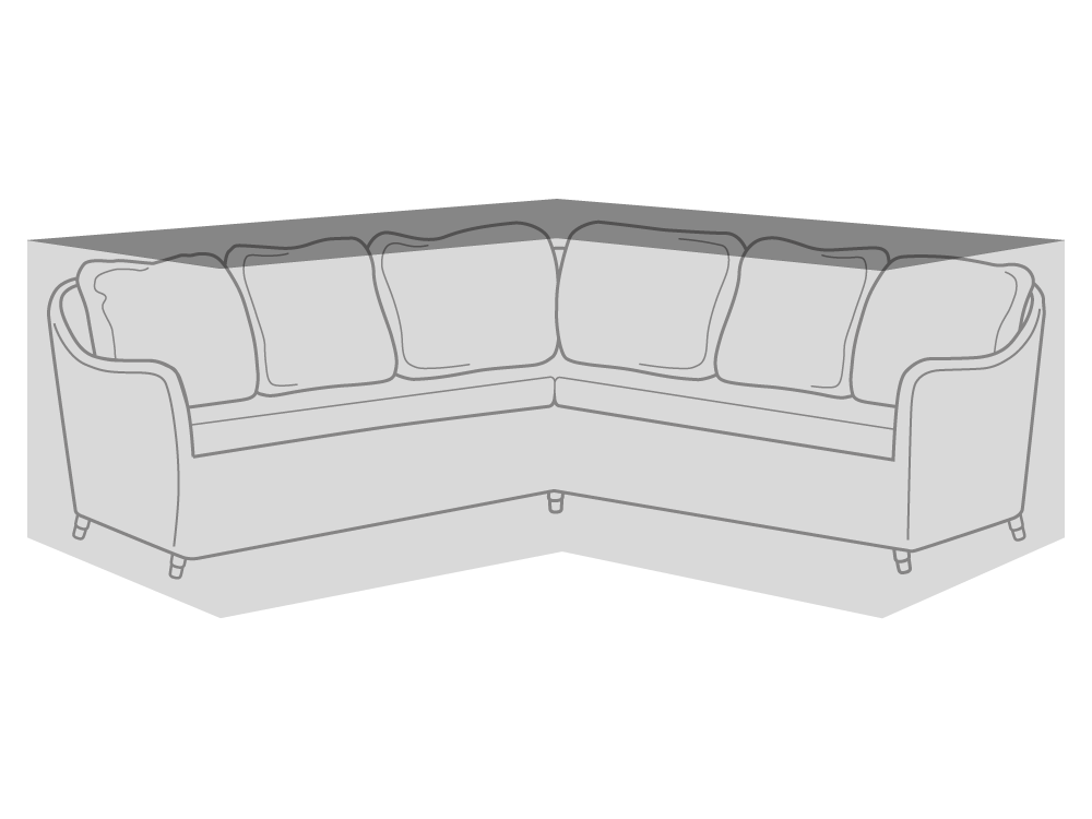 ClearSpell Premium Corner Furniture Cover 290cm x 290cm Fully Waterpro