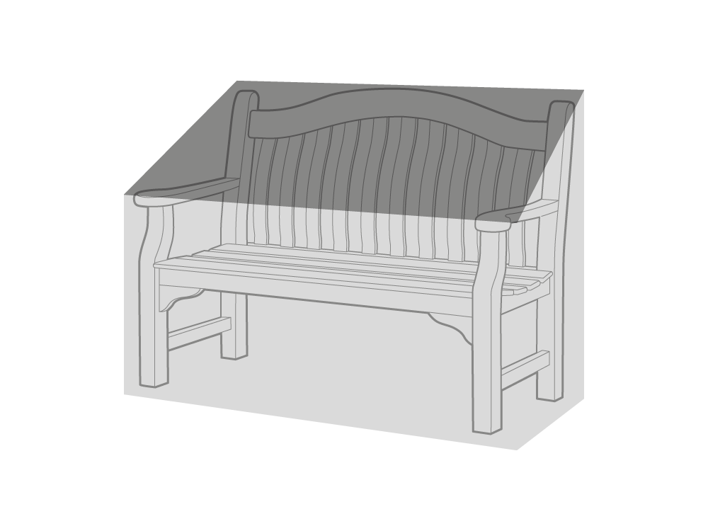 Clearspell 2 Seater Garden Bench Cover