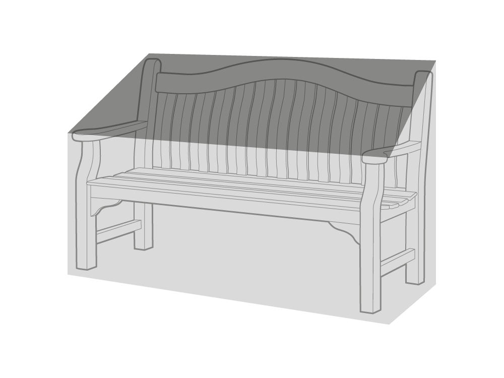 Clearspell 4 Seater Garden Bench Cover