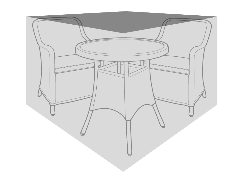 ClearSpell Premium Rectangular Garden Table Cover 180cm x 80cm Fully Waterproof with 5 Year Guarantee