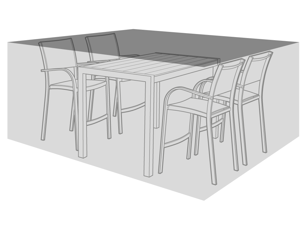 Clearspell Rectangular Furniture Set Cover 160cm x 145cm