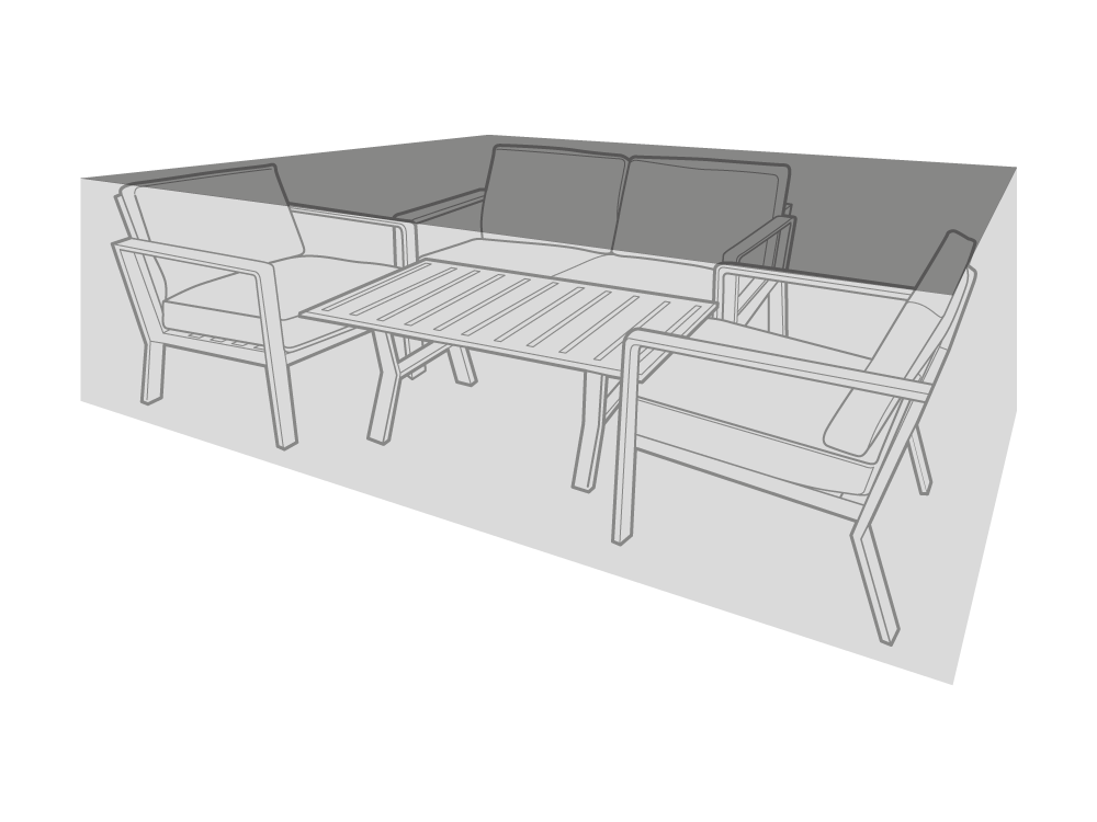 Clearspell Rectangular Garden Furniture Set Cover 275cm x 155cm