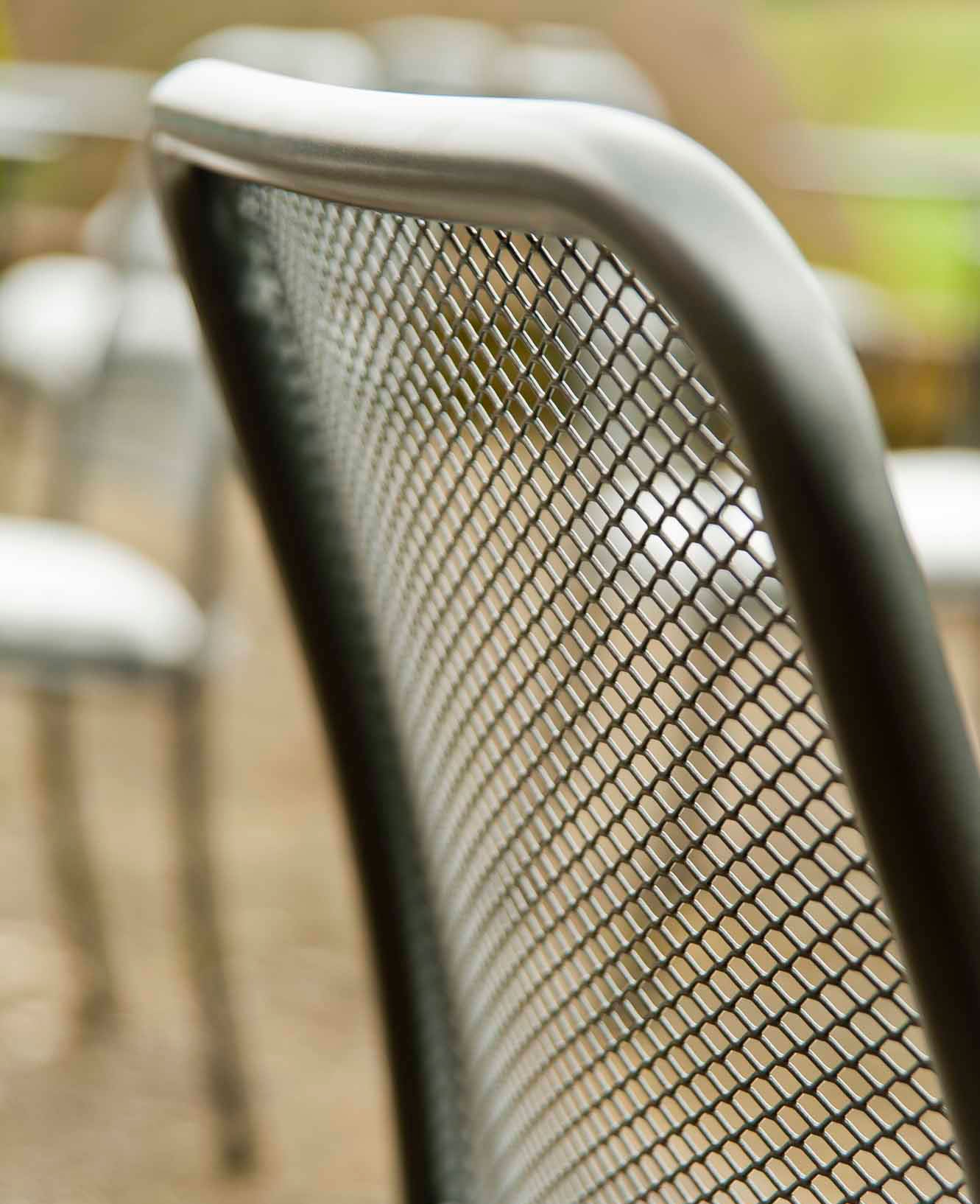 Alexander Rose Portofino Bistro Set - Square 70cm - Mesh Armchairs