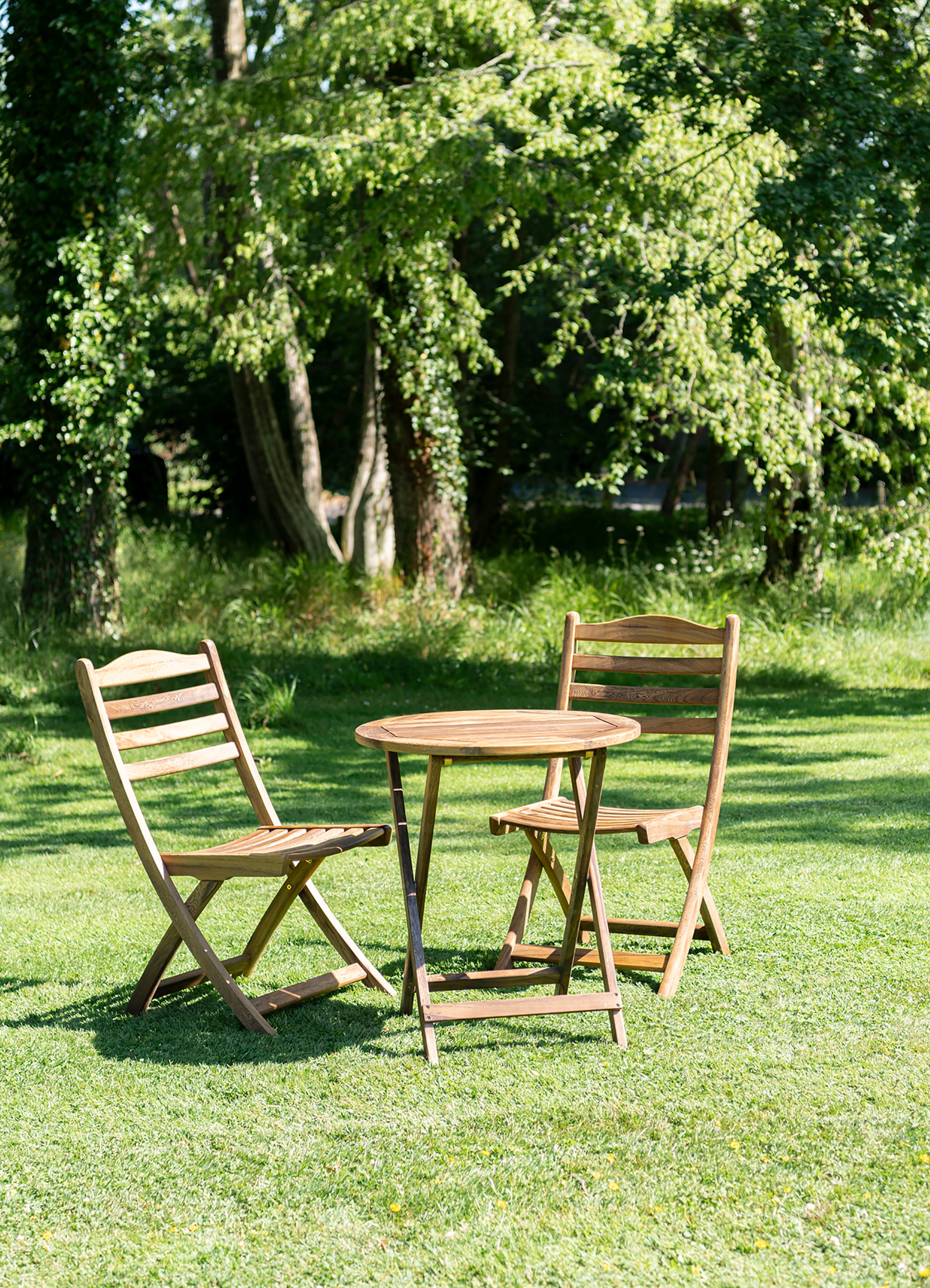 Alexander Rose Albany Folding Tea Set for Two - Crafted for Comfort and Longevity