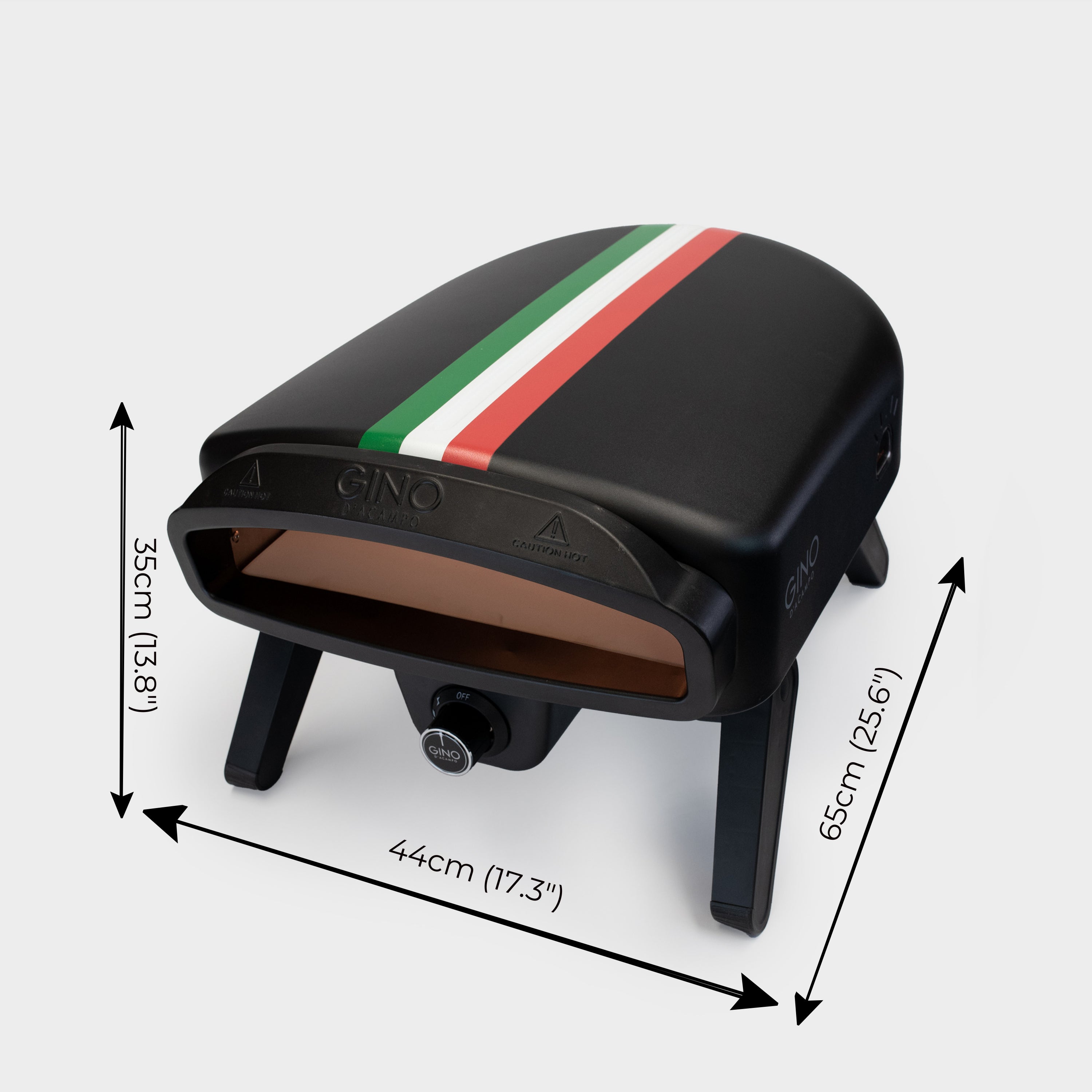 Gino D'Acampo Modena - 14" Gas Fired Pizza Oven