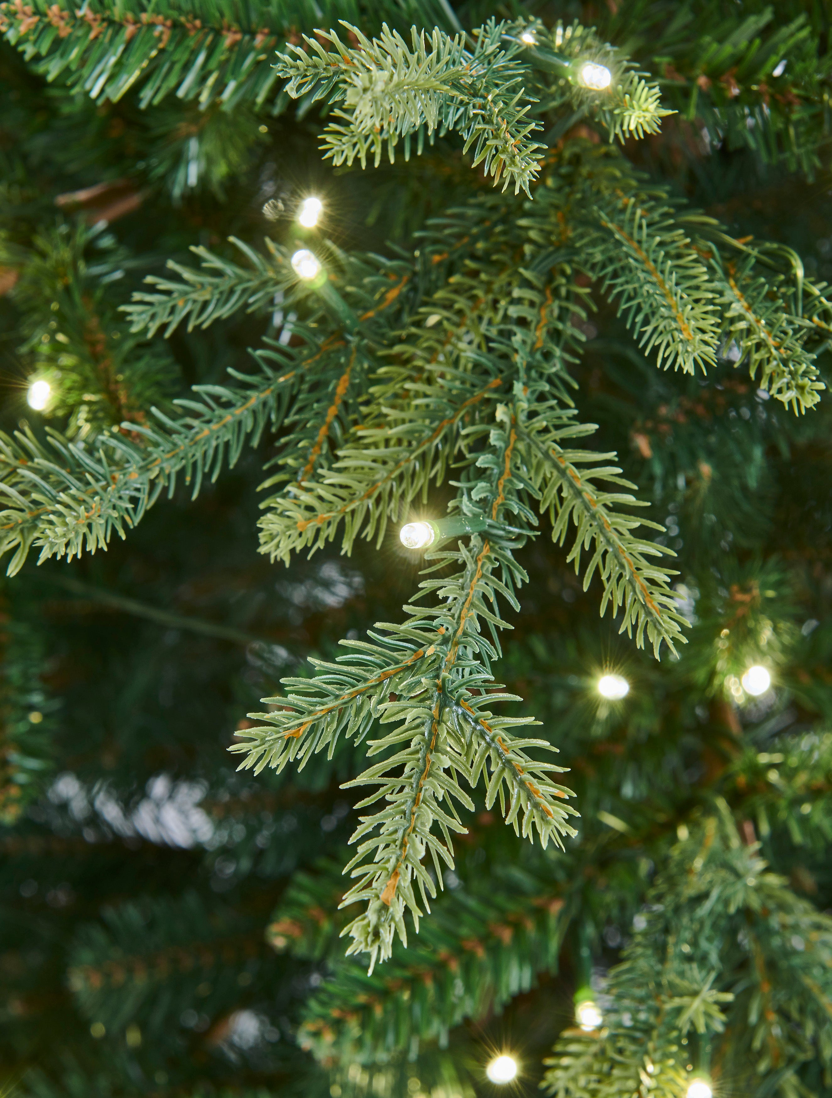 Bosk 7.5ft Pre-lit Elveden Fir Realistic Tips Artificial Christmas Tree with 650 LED Lights