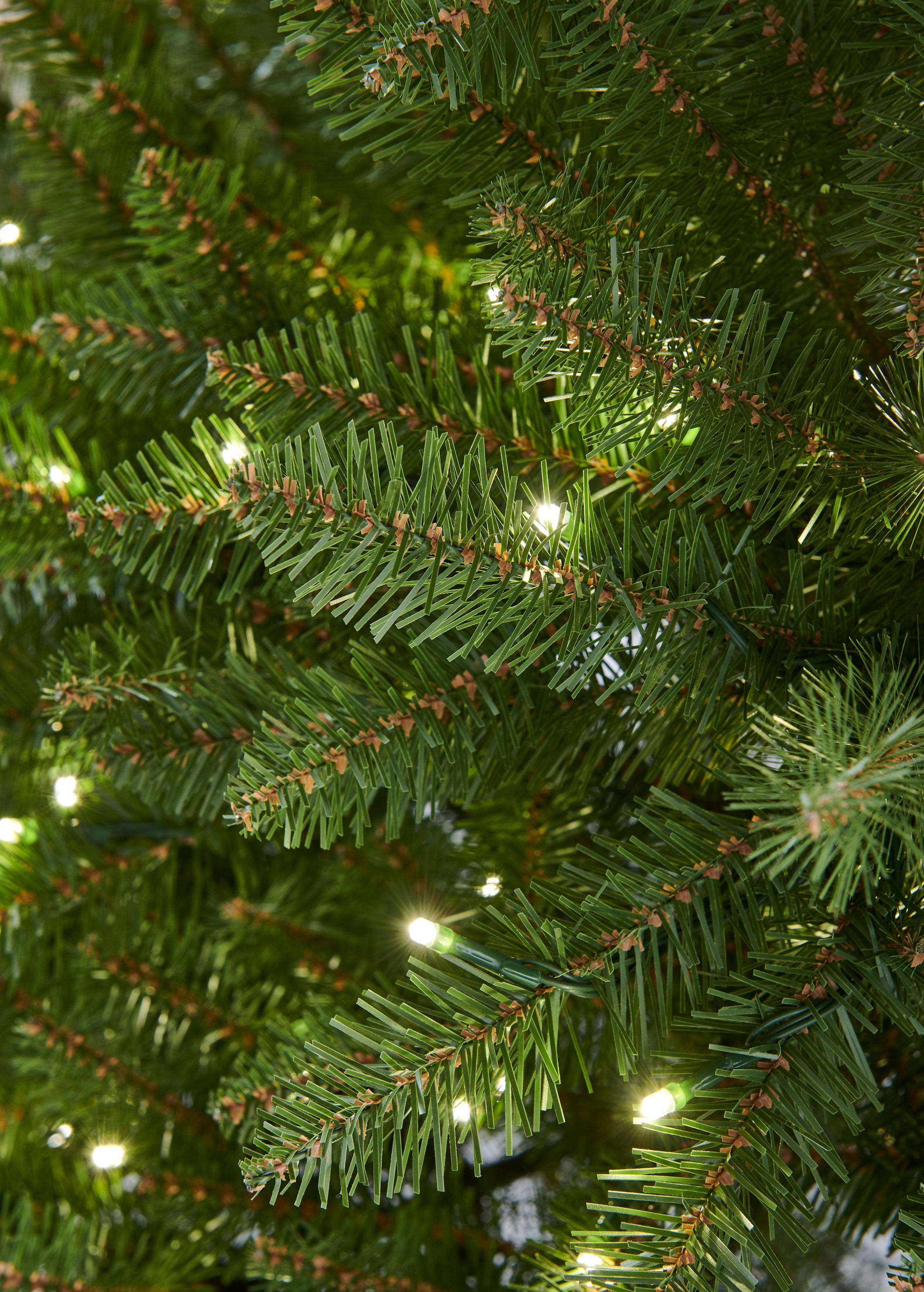 Bosk Pre-lit Halesworth Pine Artificial Christmas Tree with Warm White LED Lights