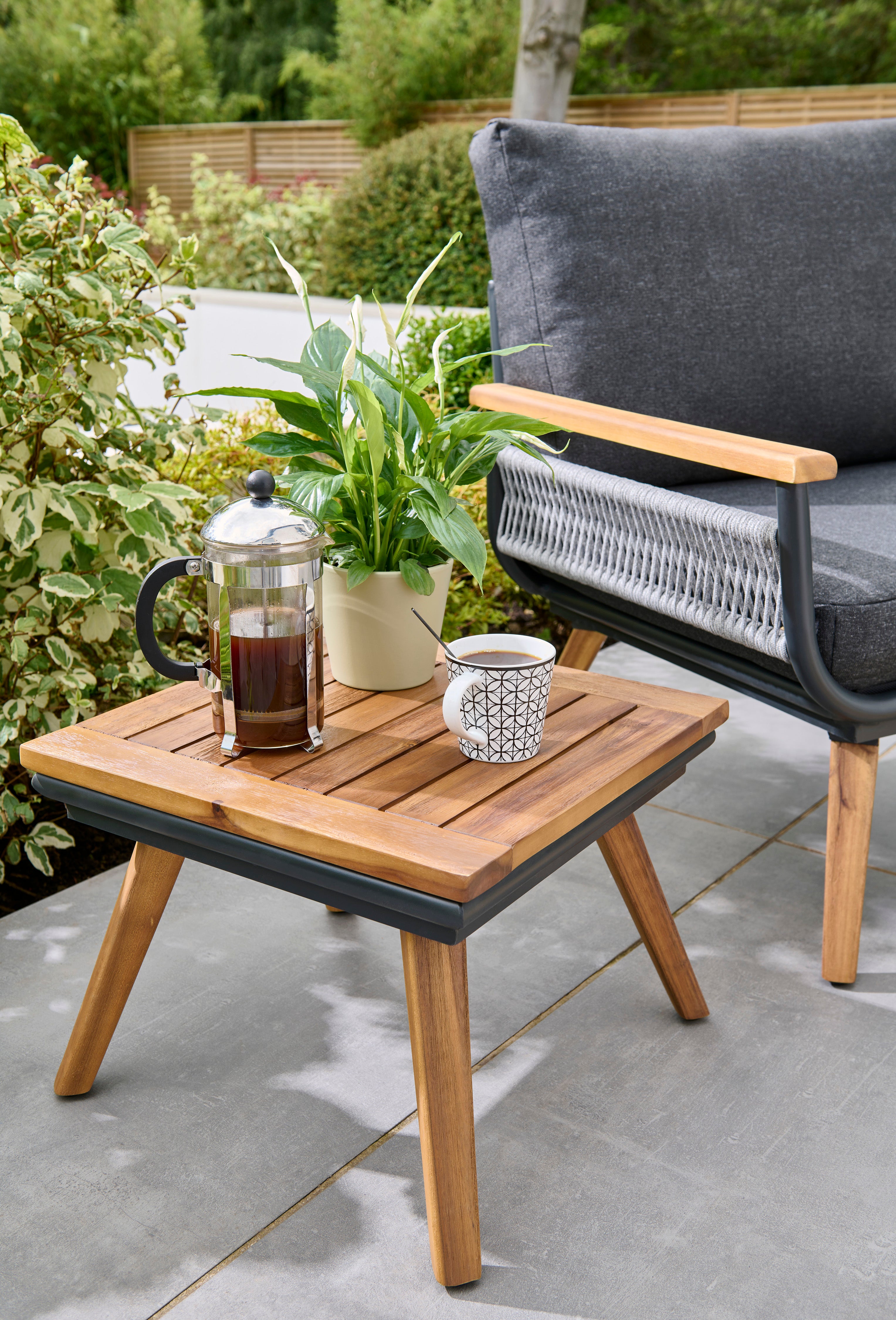 Norfolk Leisure Kimora Relax Bistro Set with Footstools