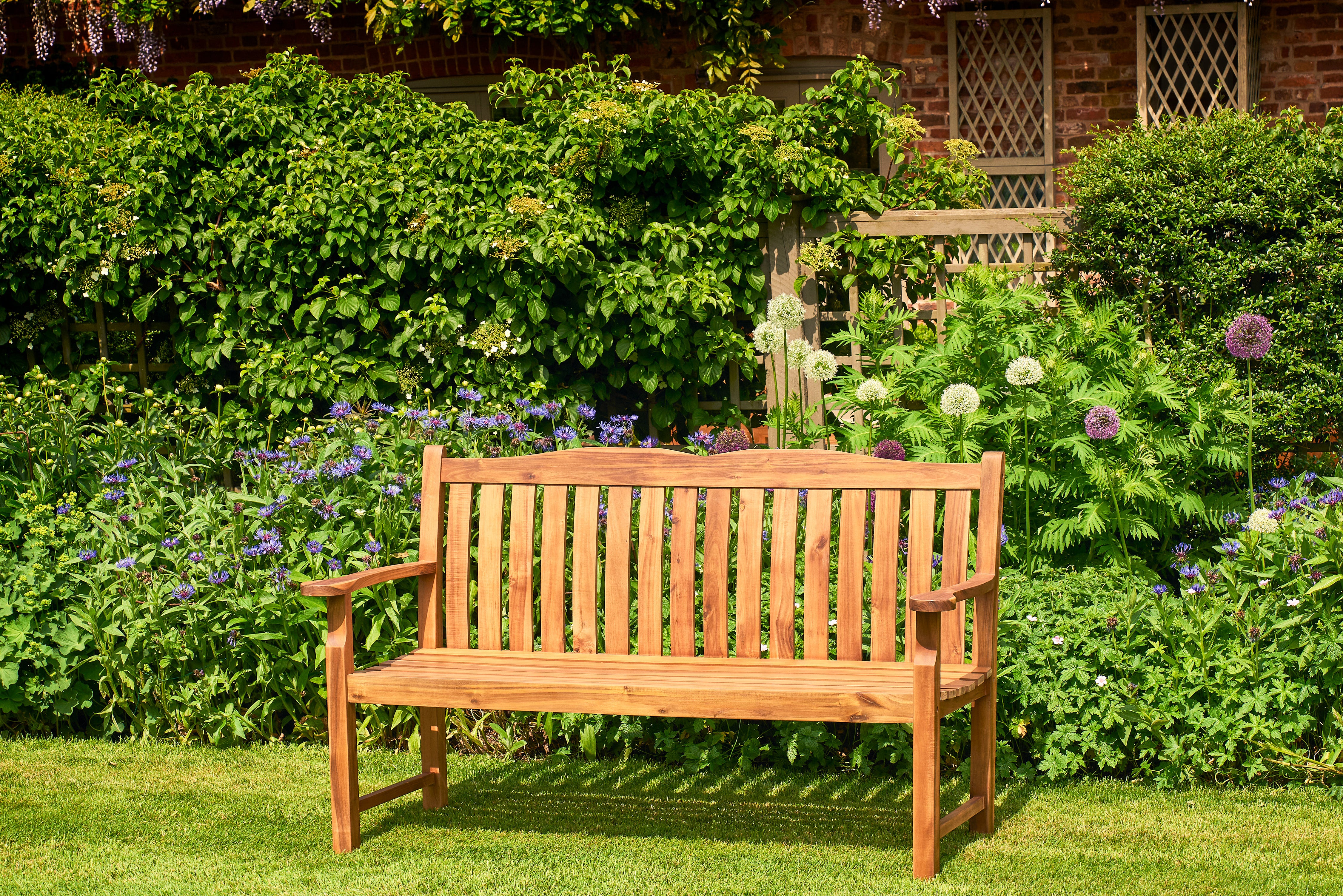 Norfolk Leisure Mayfield 150cm Three Seater Bench