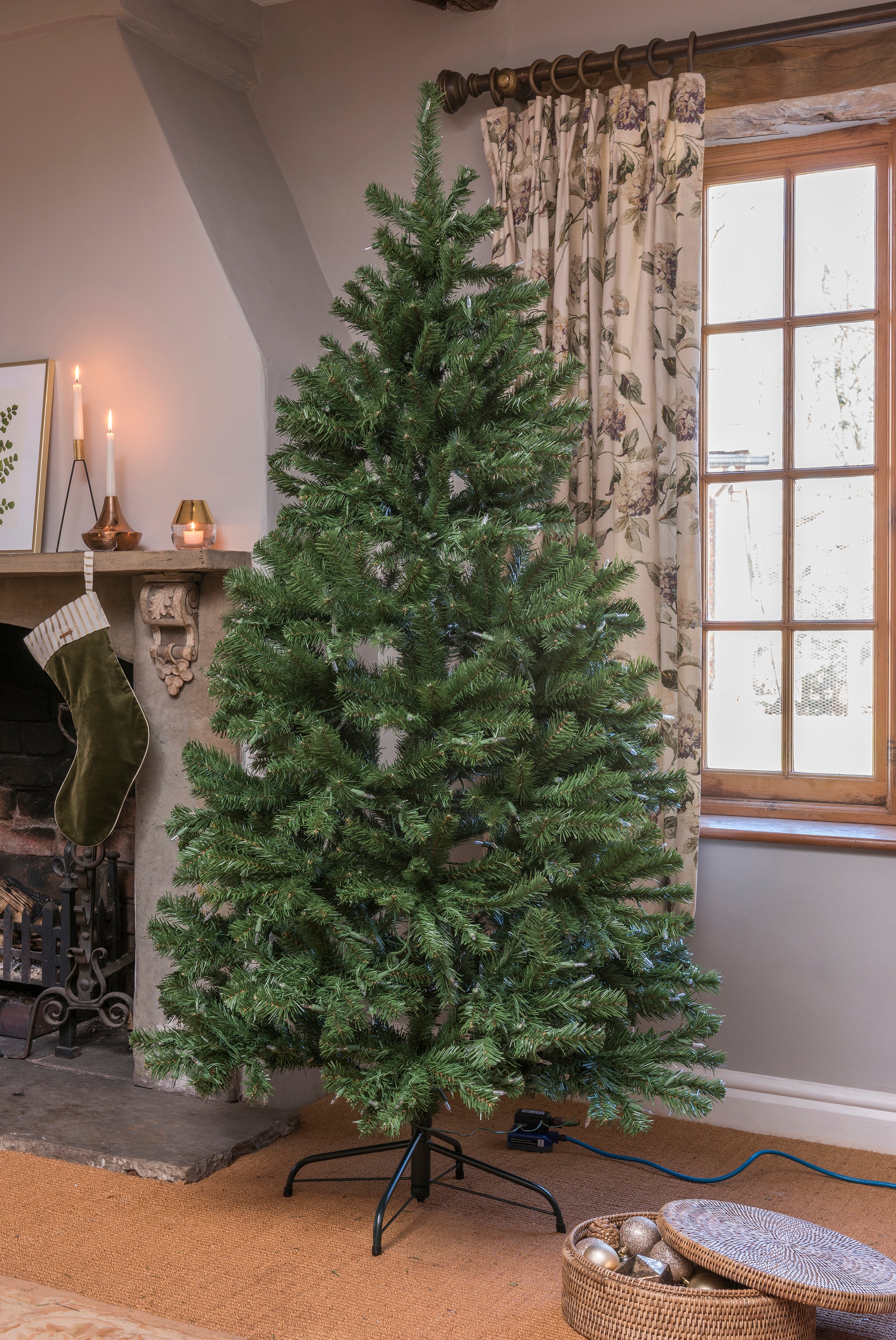 National Tree North Valley Spruce Artificial Christmas Tree