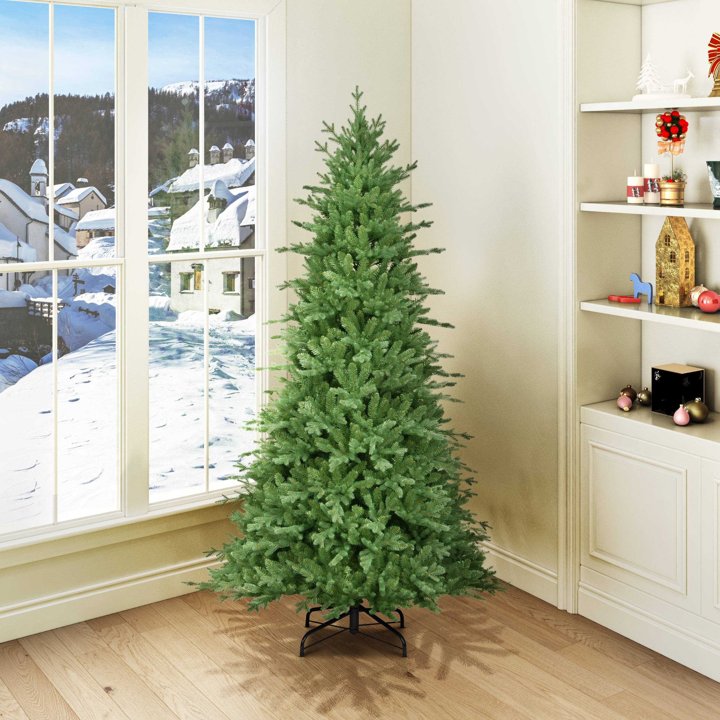 National Tree 6ft Buckingham Blue Spruce Artificial Christmas Tree