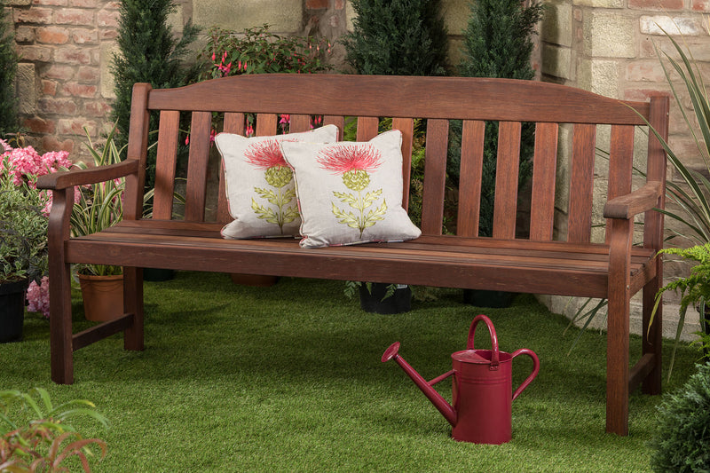 4 Seater Grove Park Bench 170cm - Made from Kwila Hardwood