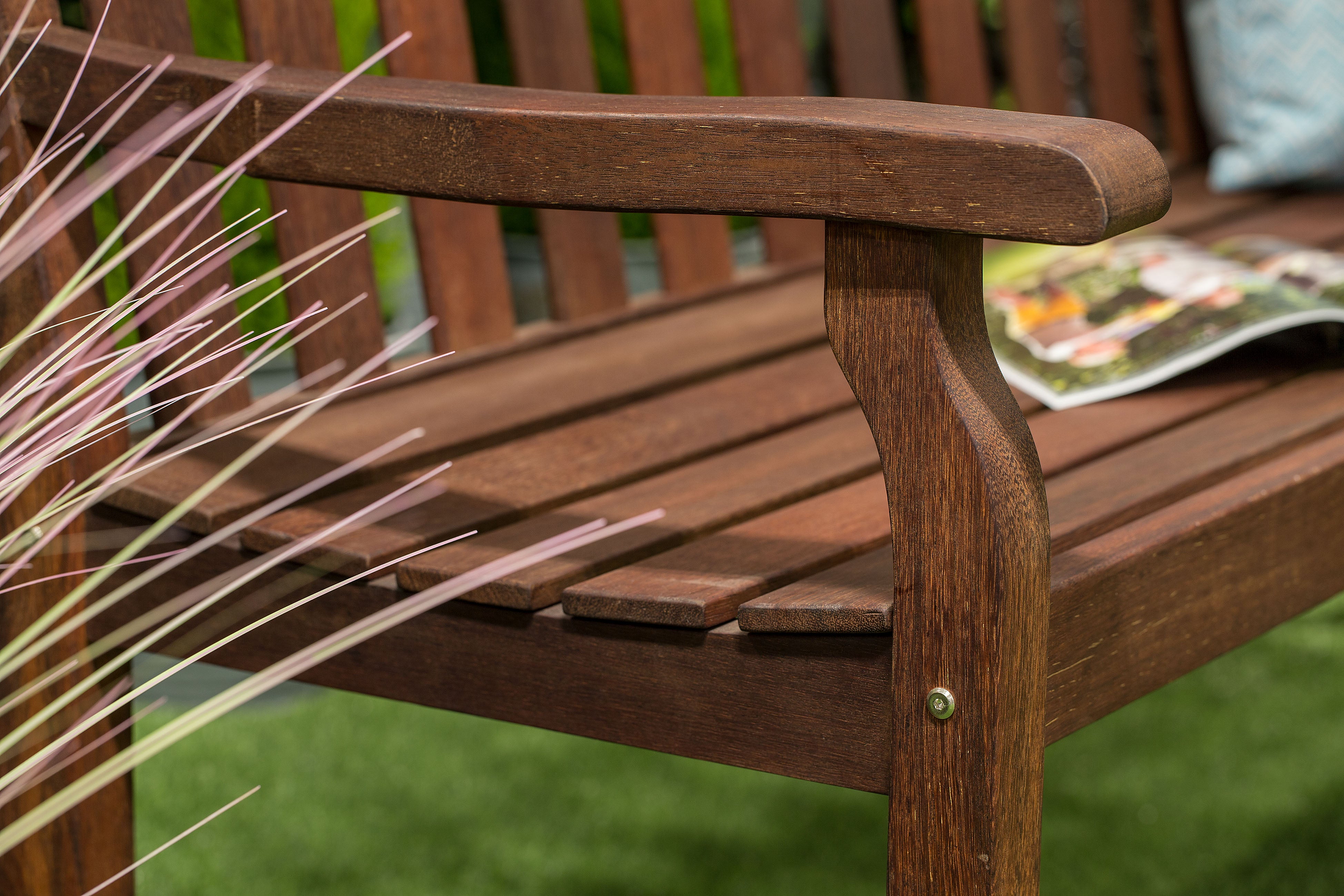 4 Seater Grove Park Bench 170cm - Made from Kwila Hardwood