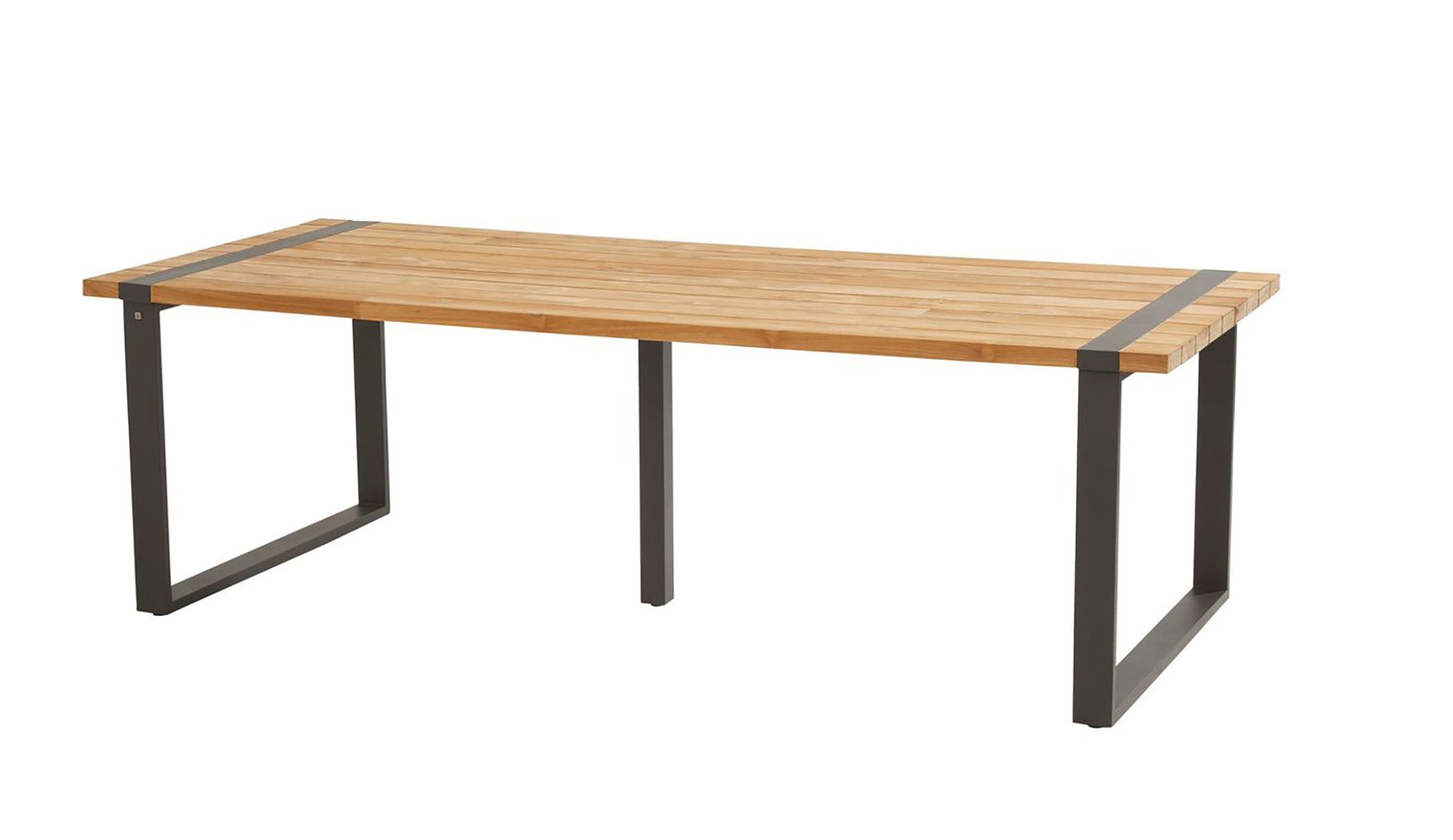 4 Seasons Outdoors Alto 240cm Teak Dining Table with Anthracite Frame