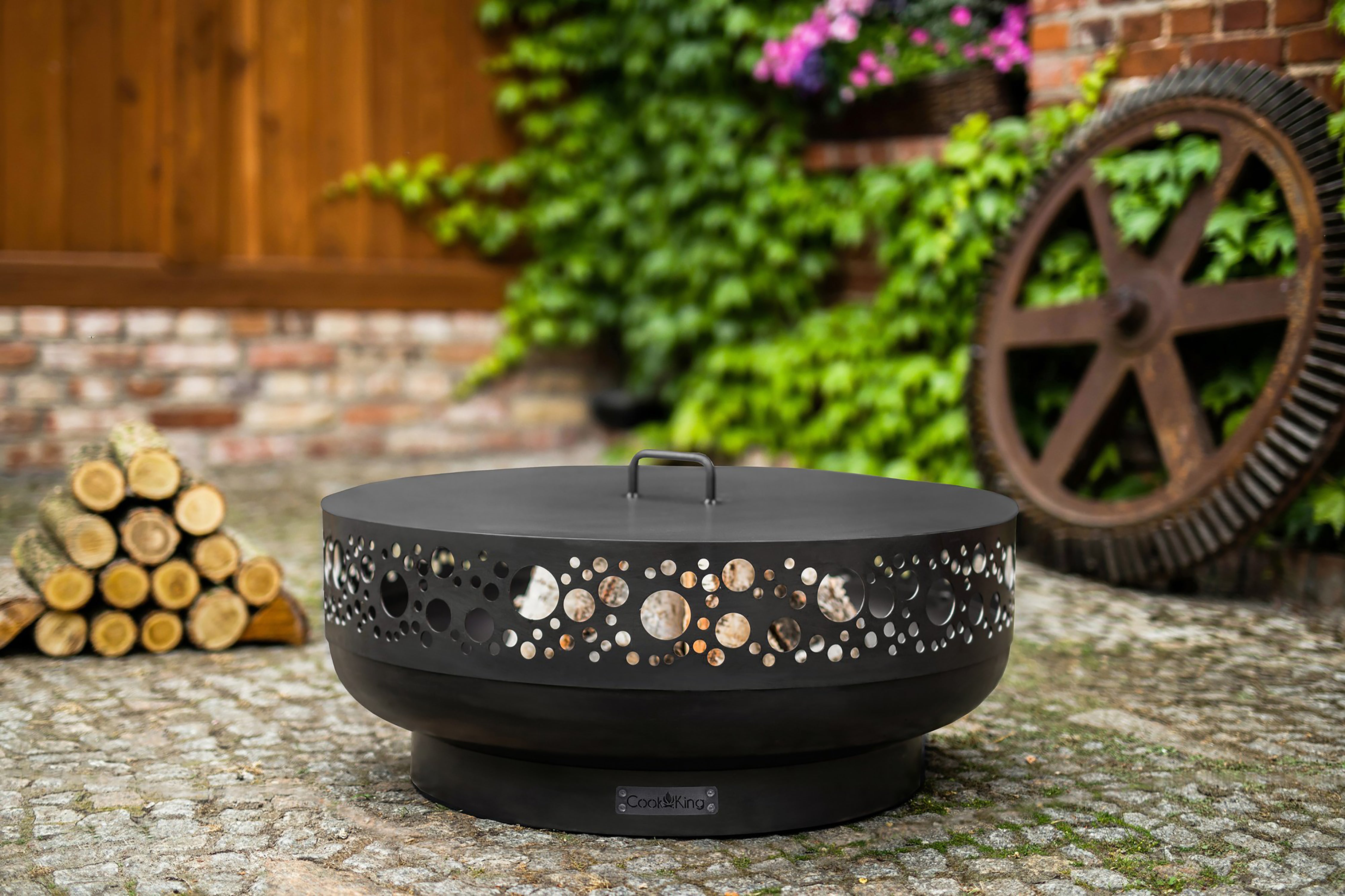 Cook King Boston 80cm Decorative Fire Bowl