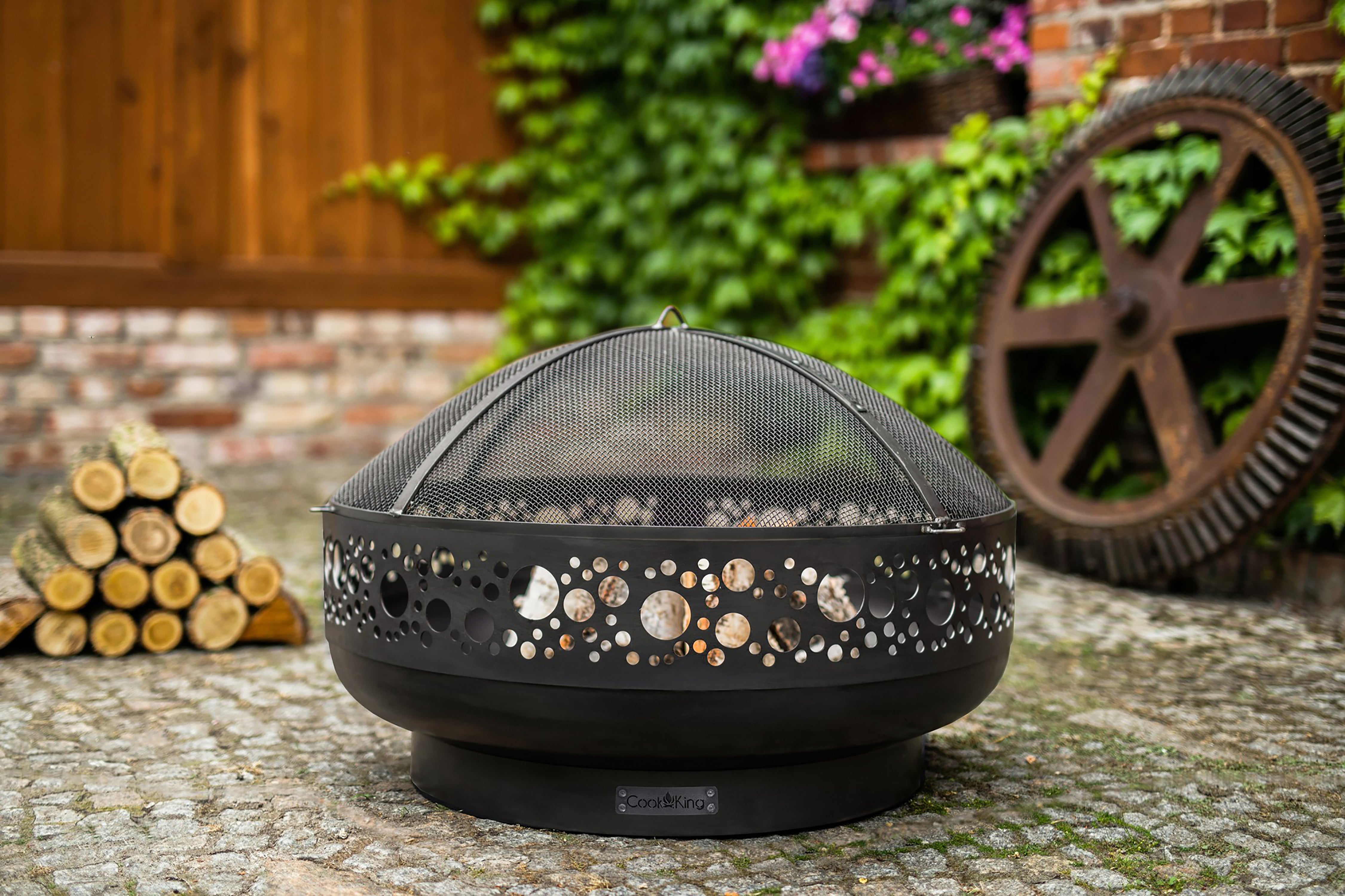 Cook King Boston 80cm Decorative Fire Bowl