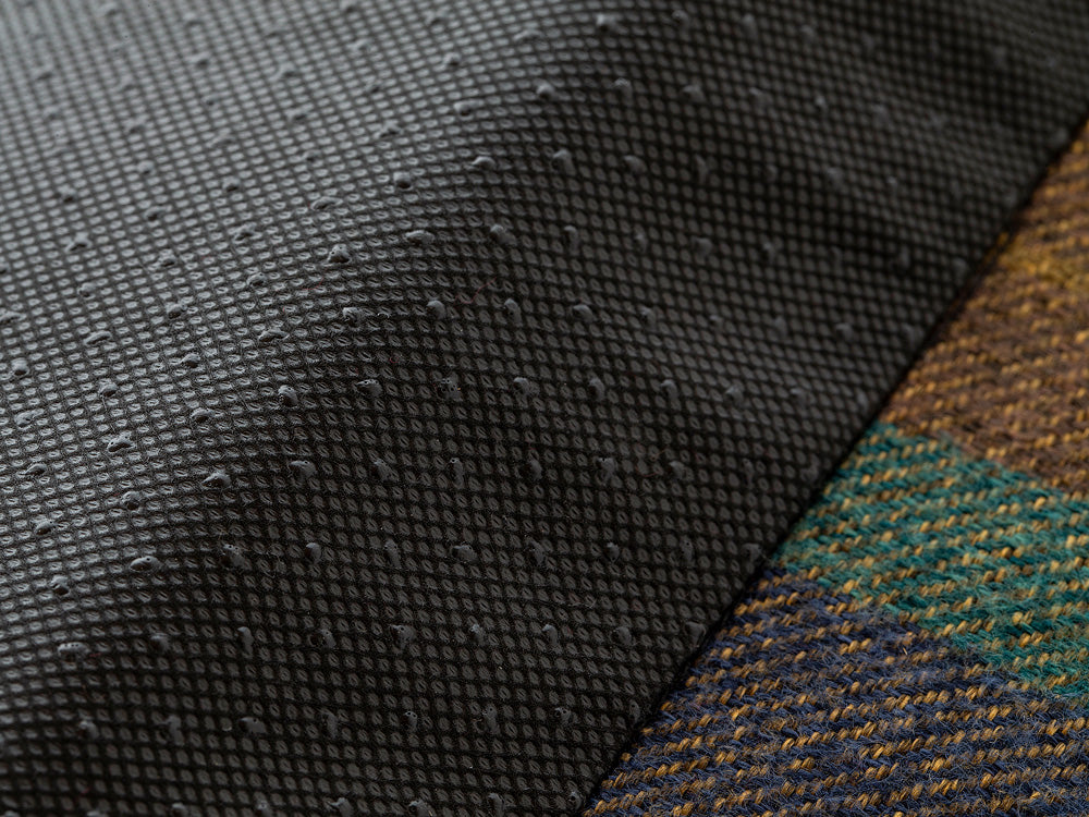 Haven Square Fleece Lined High Sided Luxury Dog Bed 5 Sizes in Signature Tartan: Charcoal-Black-Taupe