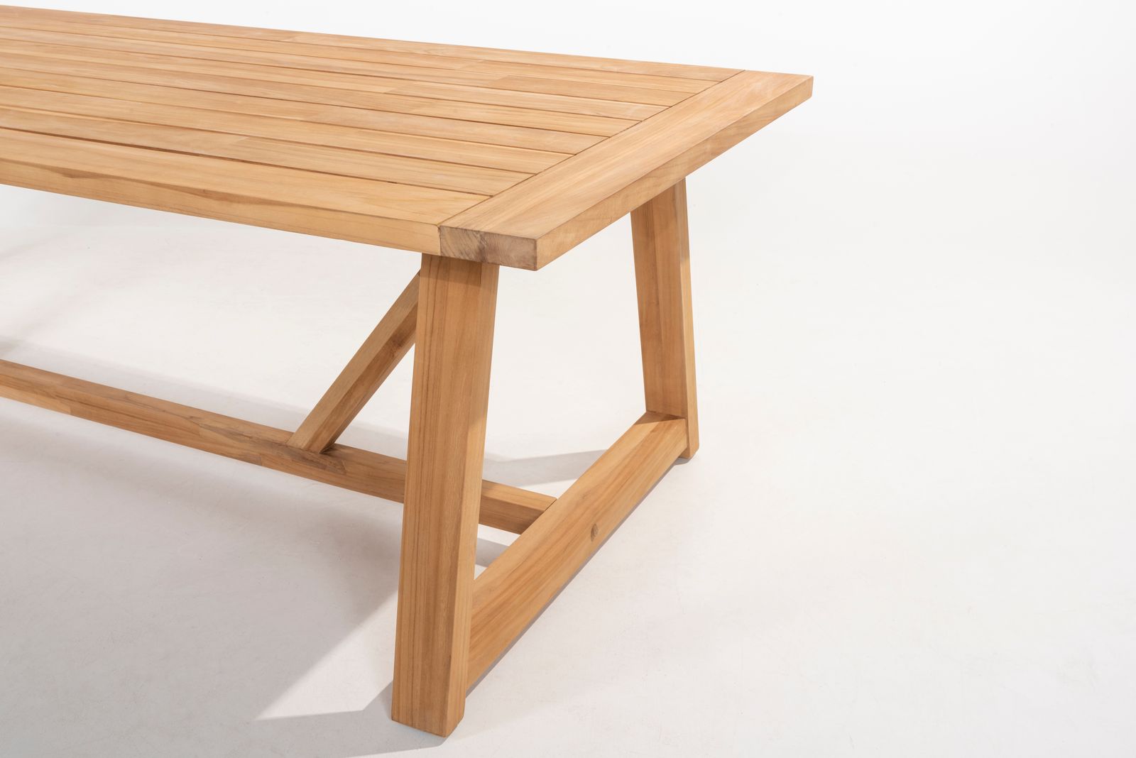 4 Seasons Outdoor Sussex Six Seater Dining Set with 260cm Teak Noah Dining Table