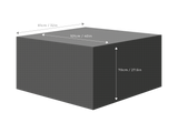 ClearSpell Premium Rectangular Garden Table Cover 100cm to 150cm Fully Waterproof with 2 Year Guarantee