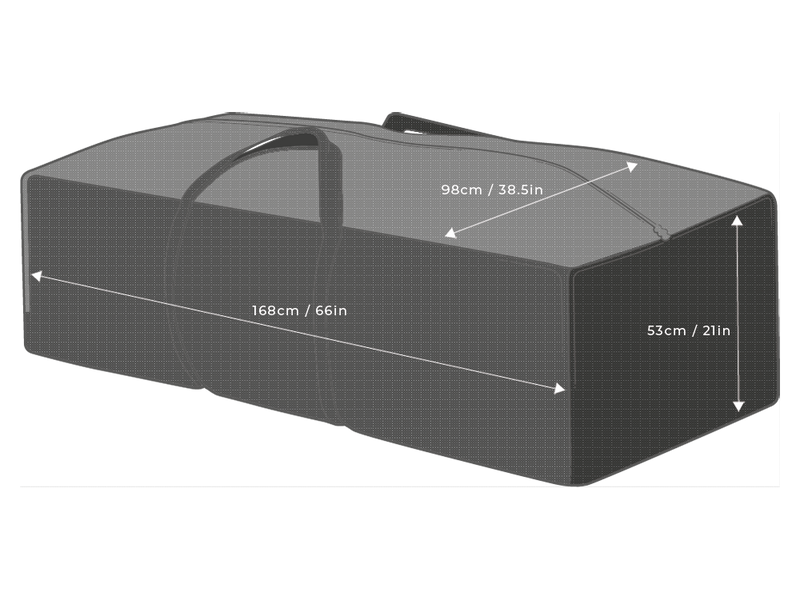 Extra large outdoor cushion storage bag sale