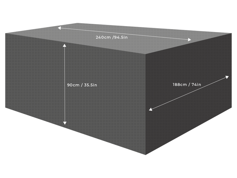 Clearspell Rectangular Furniture Set Cover 240cm x 188cm