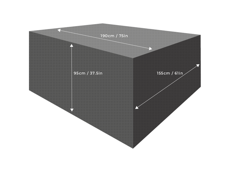Clearspell Rectangular Furniture Set Cover 190cm x 155cm