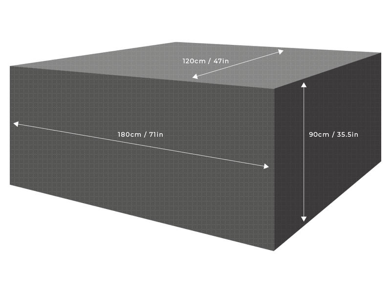 Clearspell Rectangular Furniture Set Cover 180cm x 120cm