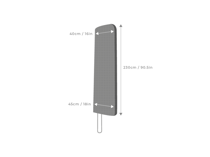 Clearspell Premium Canti-Lever Parasol Cover Medium