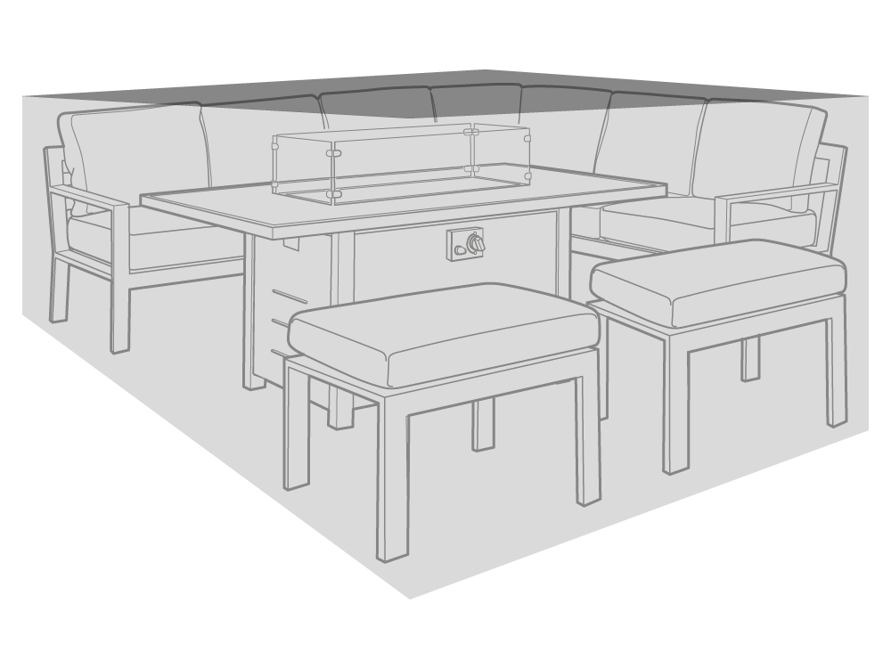 All Sizes Oxford  Rectangular Cover Fits Rectangular Furniture Sets 100cm to 300cm
