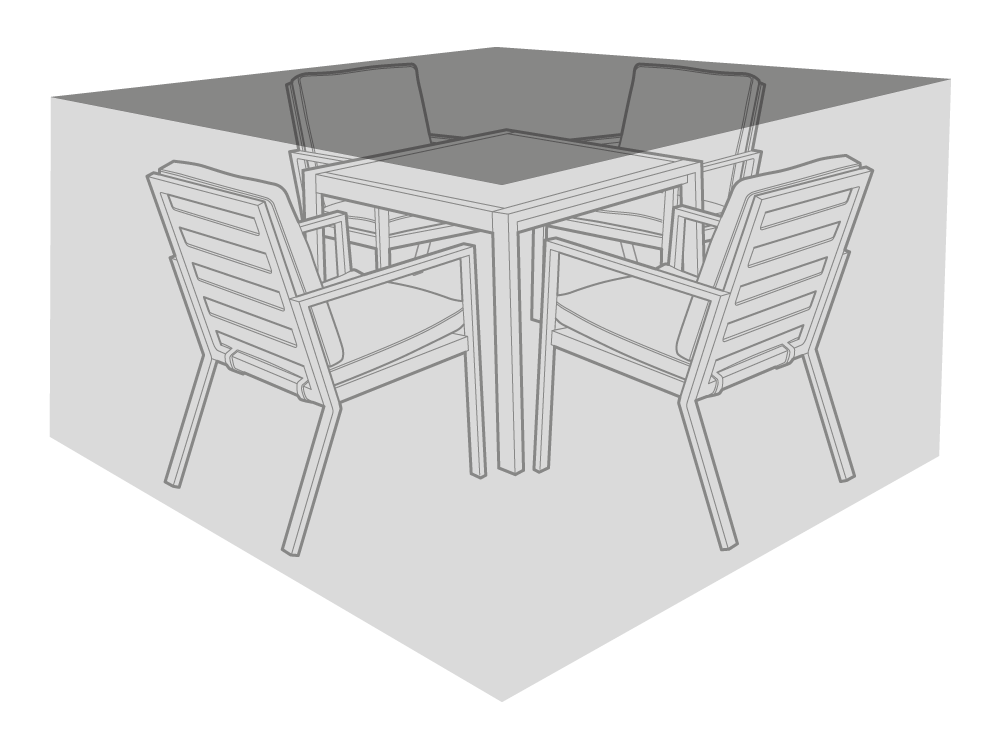 Clearspell Square Garden Furniture Set Cover 127cm x 127cm