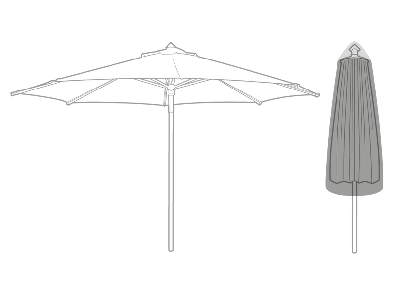Clearspell Garden Parasol Cover Small 143cm High